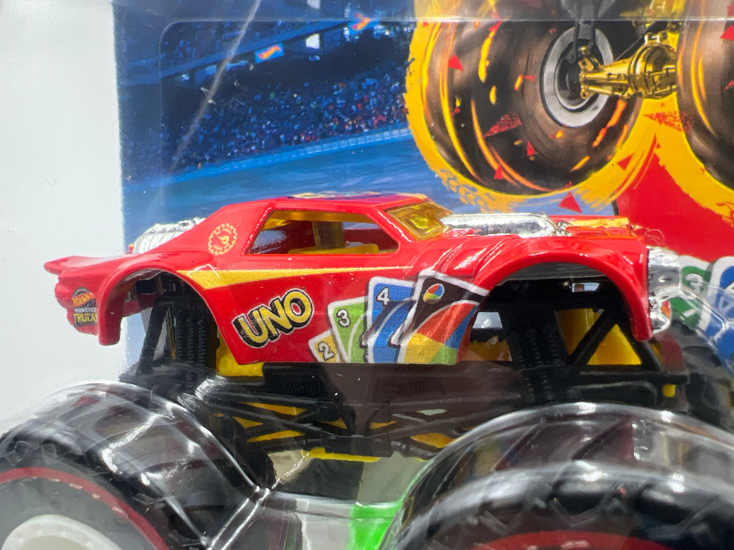 2025 Hot Wheels Monster Trucks Uno Night Shifter Red Treasure Hunt