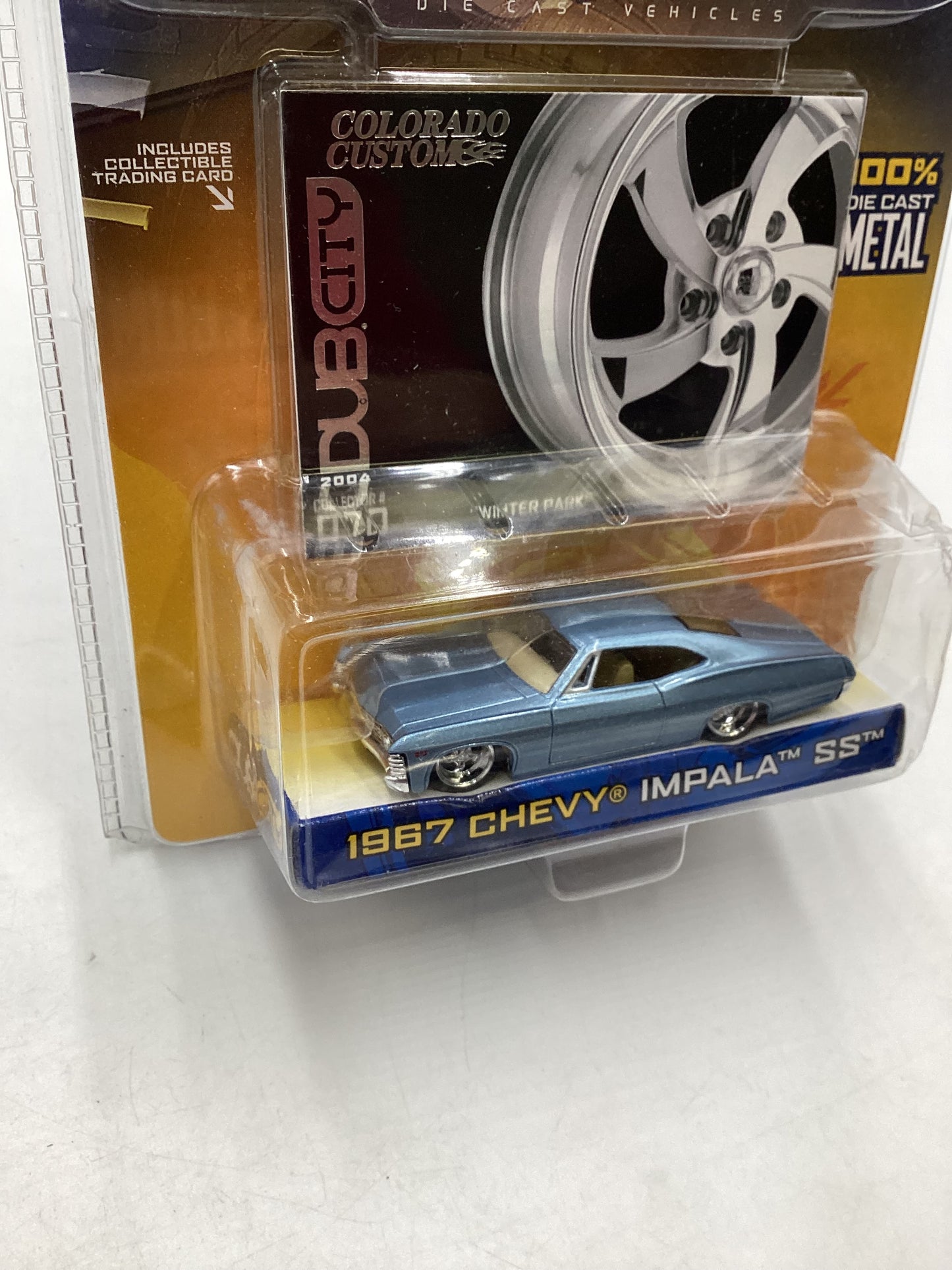 Jada Toys Dub City #070 1967 Chevy Impala SS Light Blue 221A