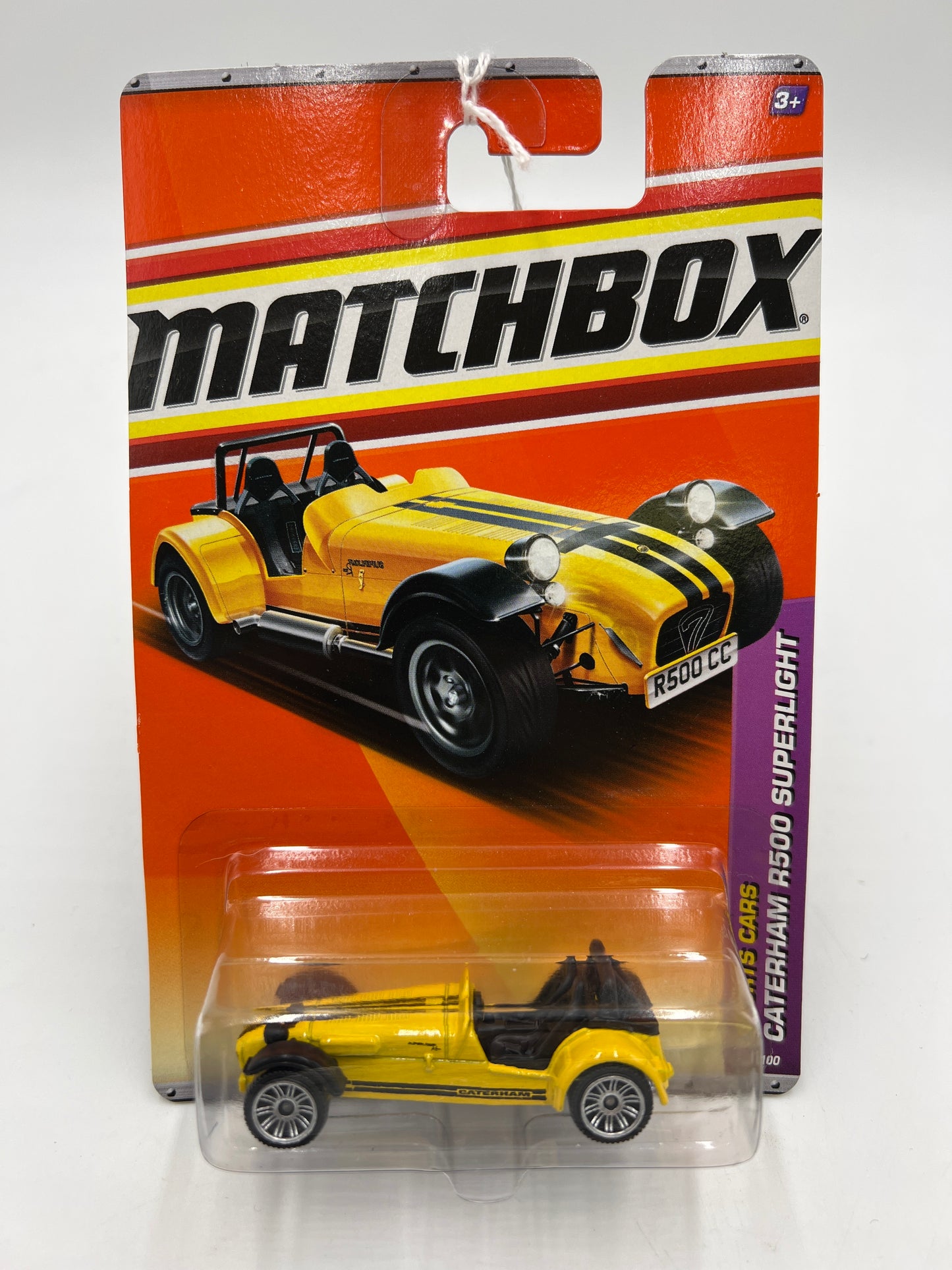 Matchbox Sports Cars Caterham R500 Superlight Yellow #3