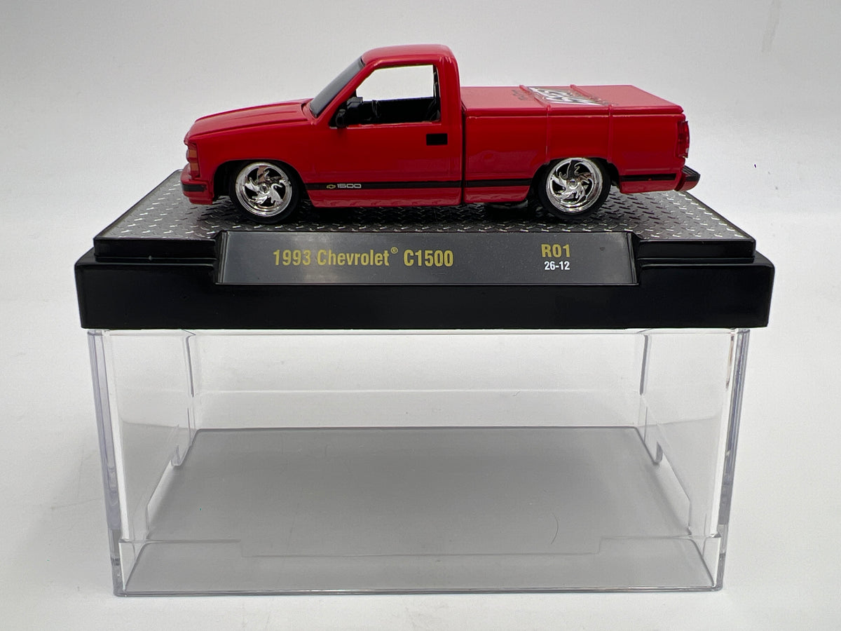 2026 M2 Machines R01 Blind Box 1993 Chevrolet C1500 LS Fest Red