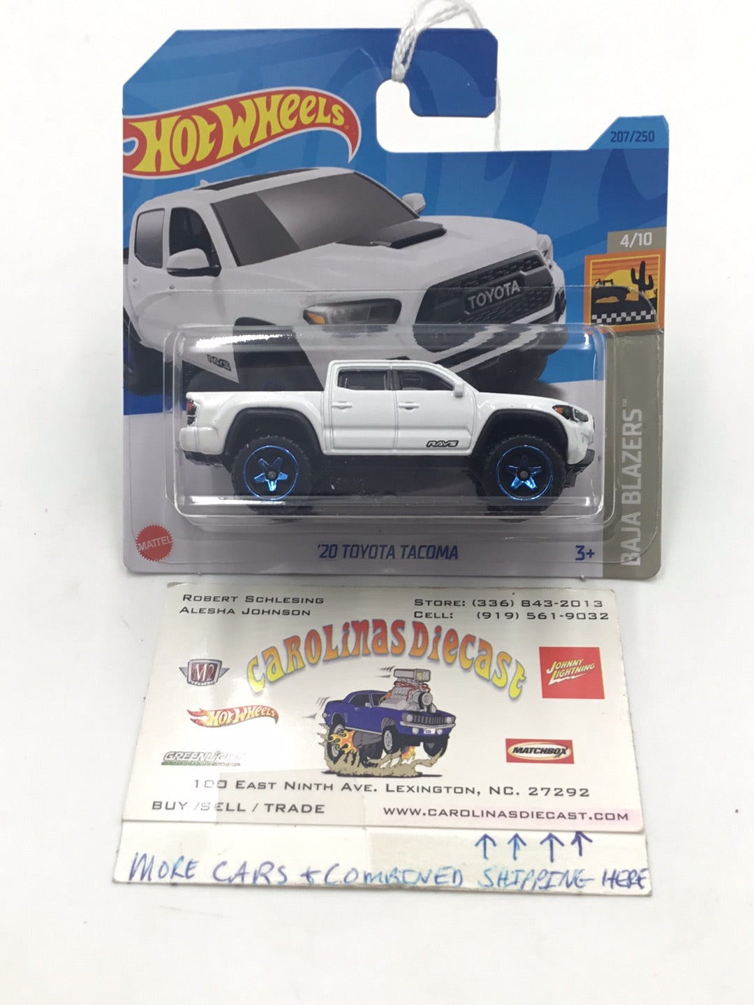 2023 hot wheels N Case Short Card #207 20 Toyota Tacoma