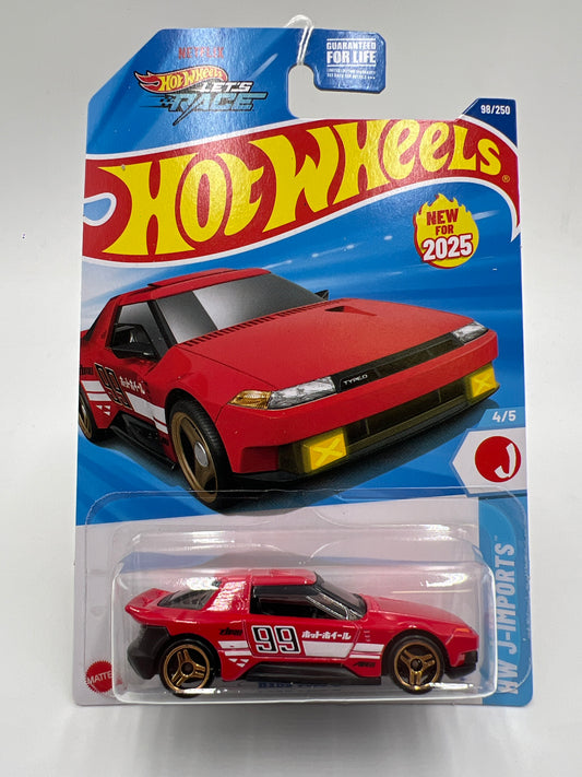 2025 Hot Wheels J Case HW J-Imports #98 Hako Type D Red 97i