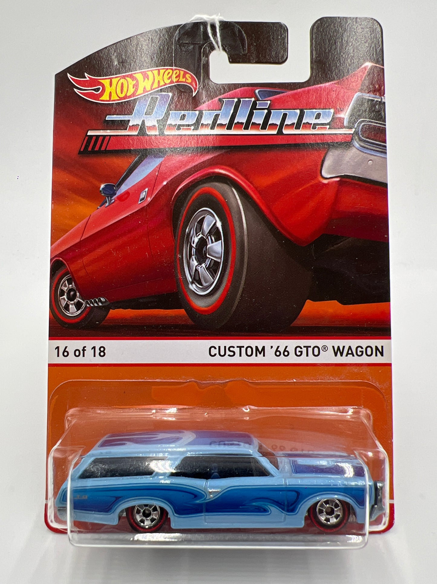 Hot Wheels Heritage Redline #16 Custom 66 GTO Wagon Blue 160N