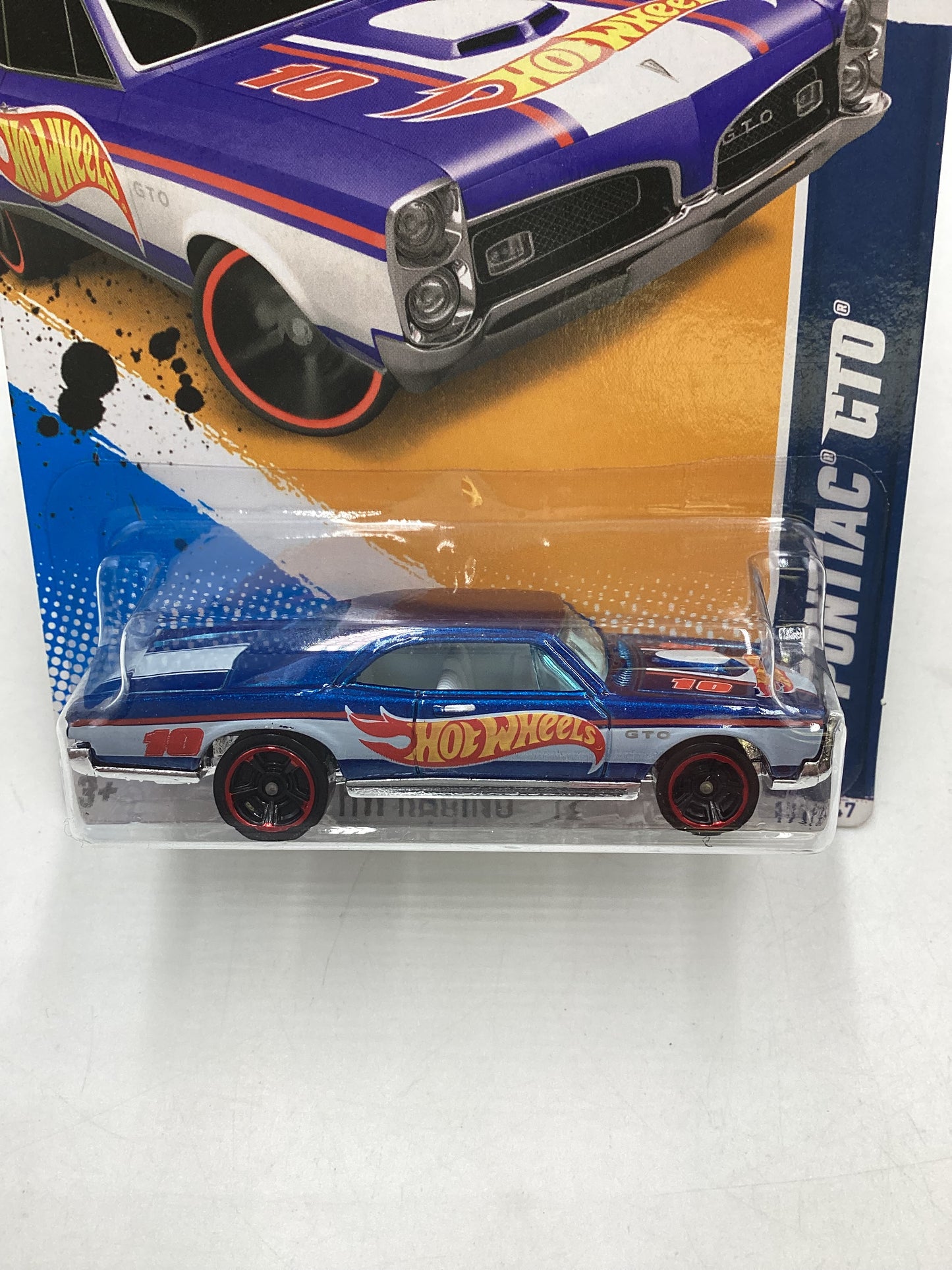 2012 HW Racing #173 67 Pontiac GTO Blue 47C