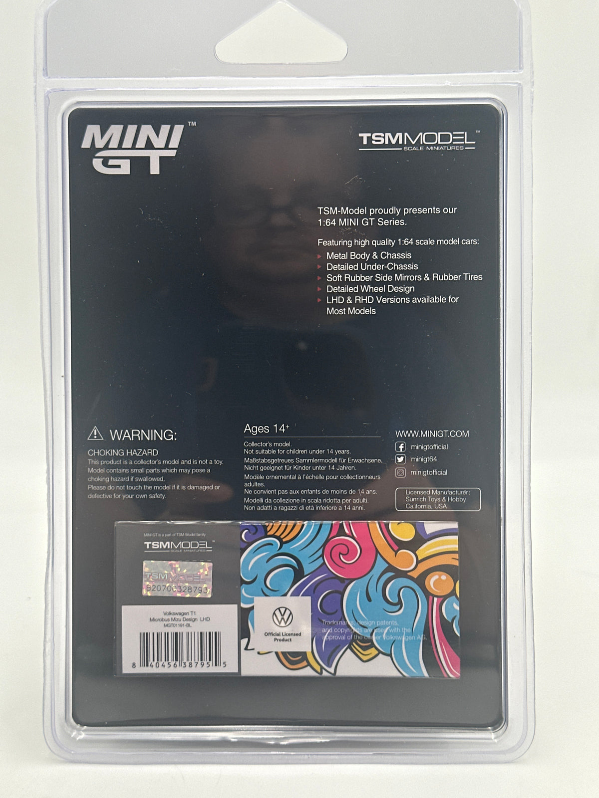 Mini GT #1191 Mizu Diecast Volkswagen T1