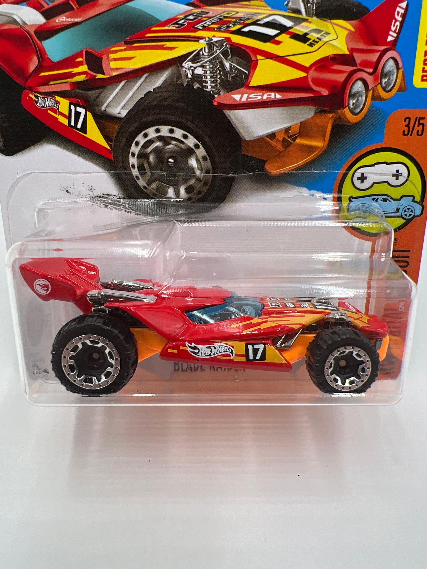 2017 Hot Wheels Treasure Hunt Blade Raider Red #1 283C