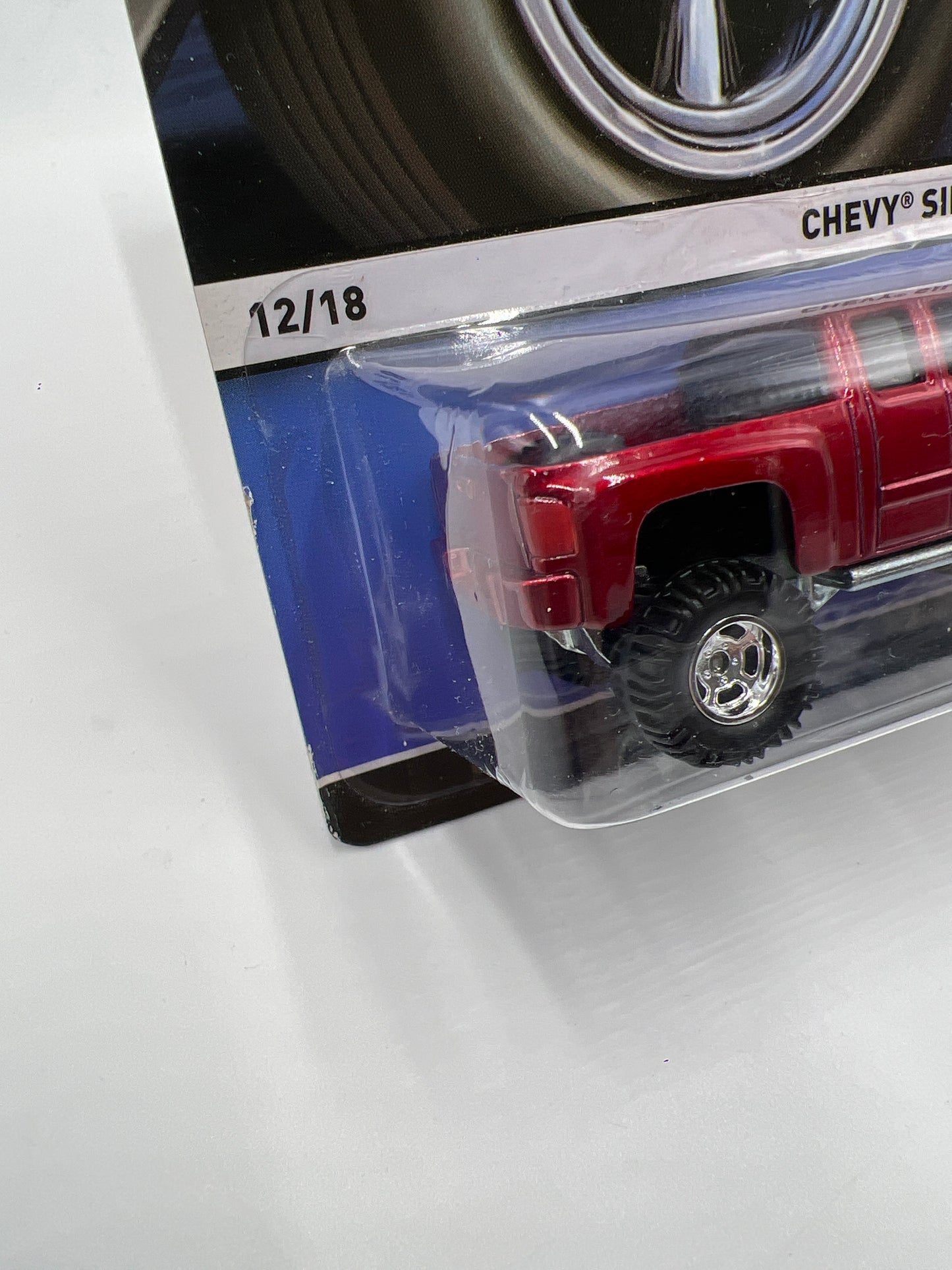 Hot Wheels Heritage Real Riders #12 Chevy Silverado Red W/Protector