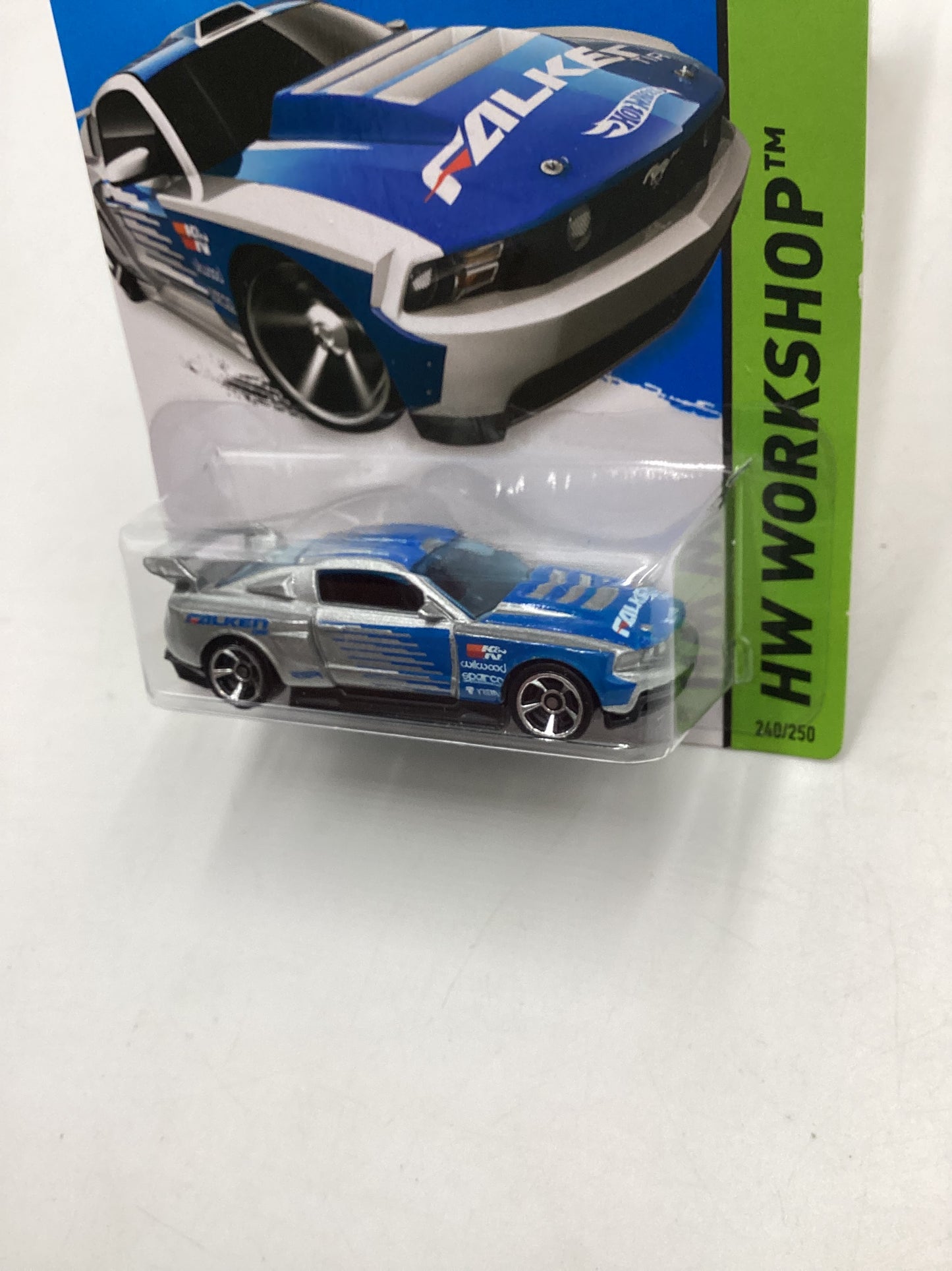 2015 Hot Wheels Workshop #240 Custom 12 Ford Mustang Silver 20A