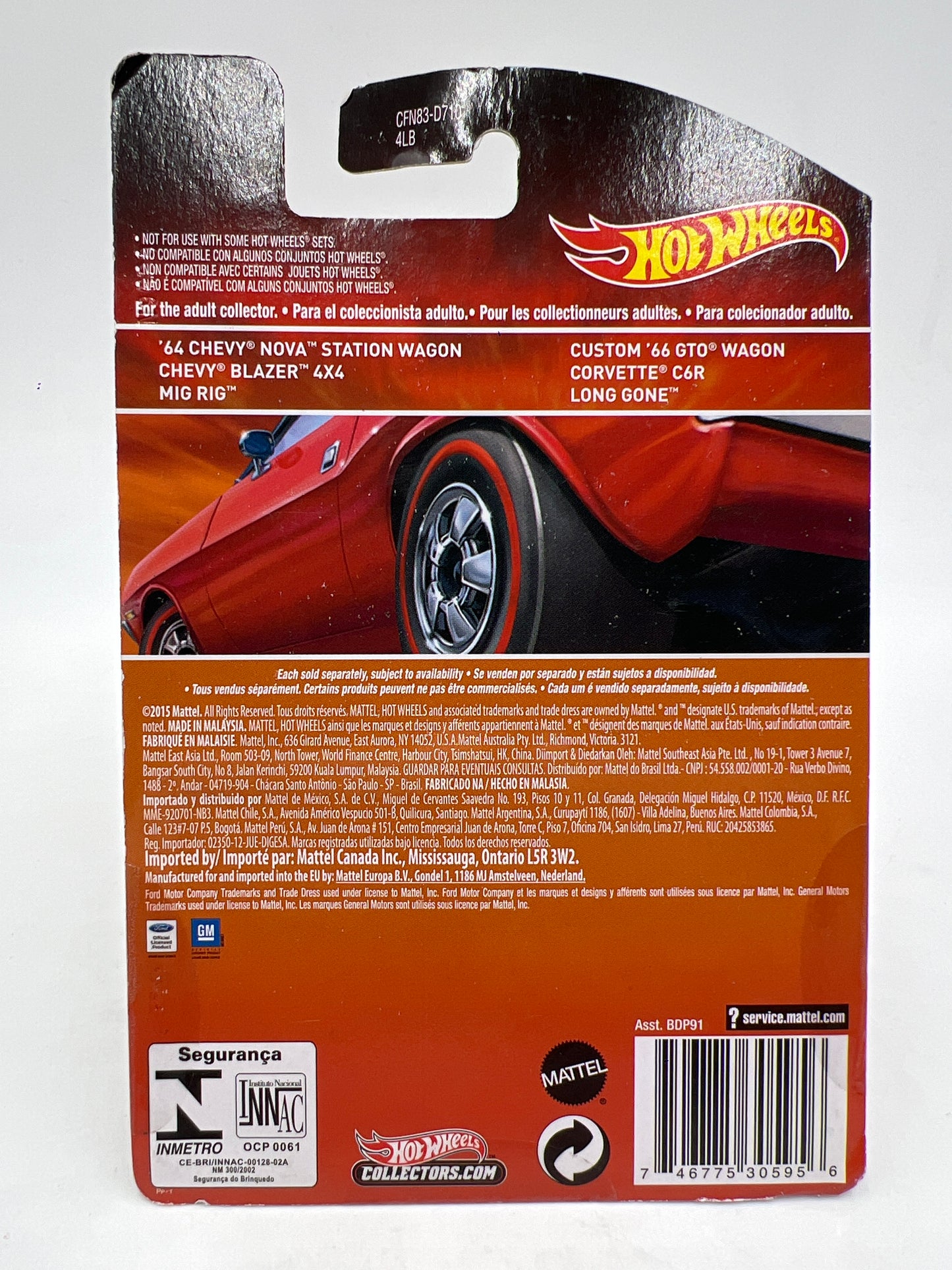 Hot Wheels Heritage Redline #18 Long Gone Gold