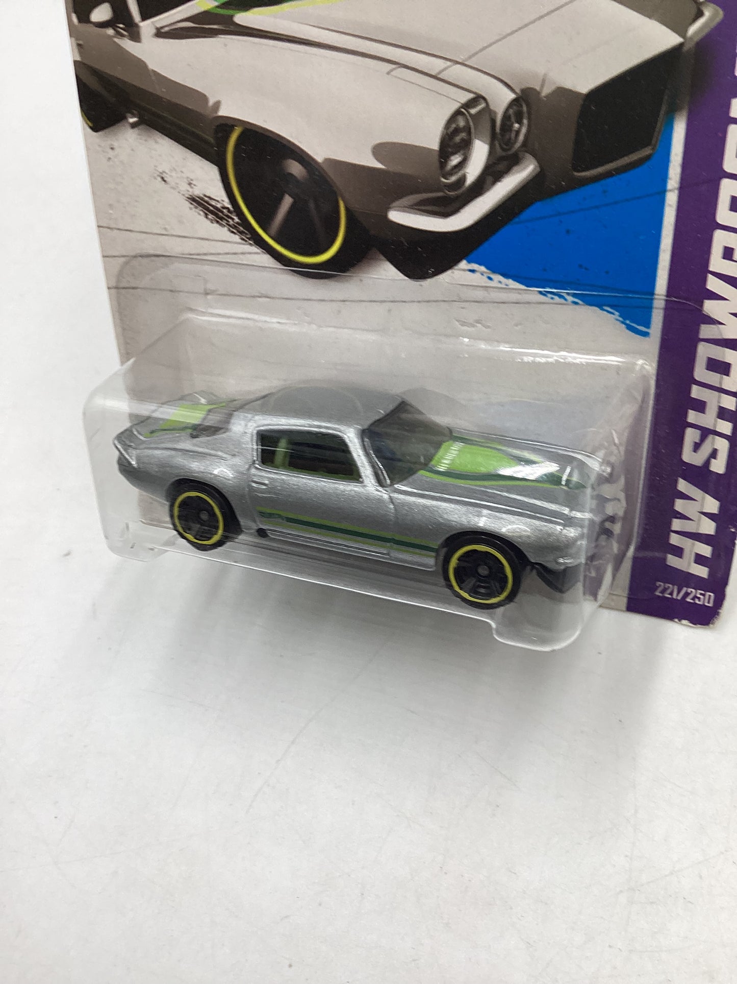 2013 Hot Wheels #221 70 Camaro Silver Toys R Us Exclusive