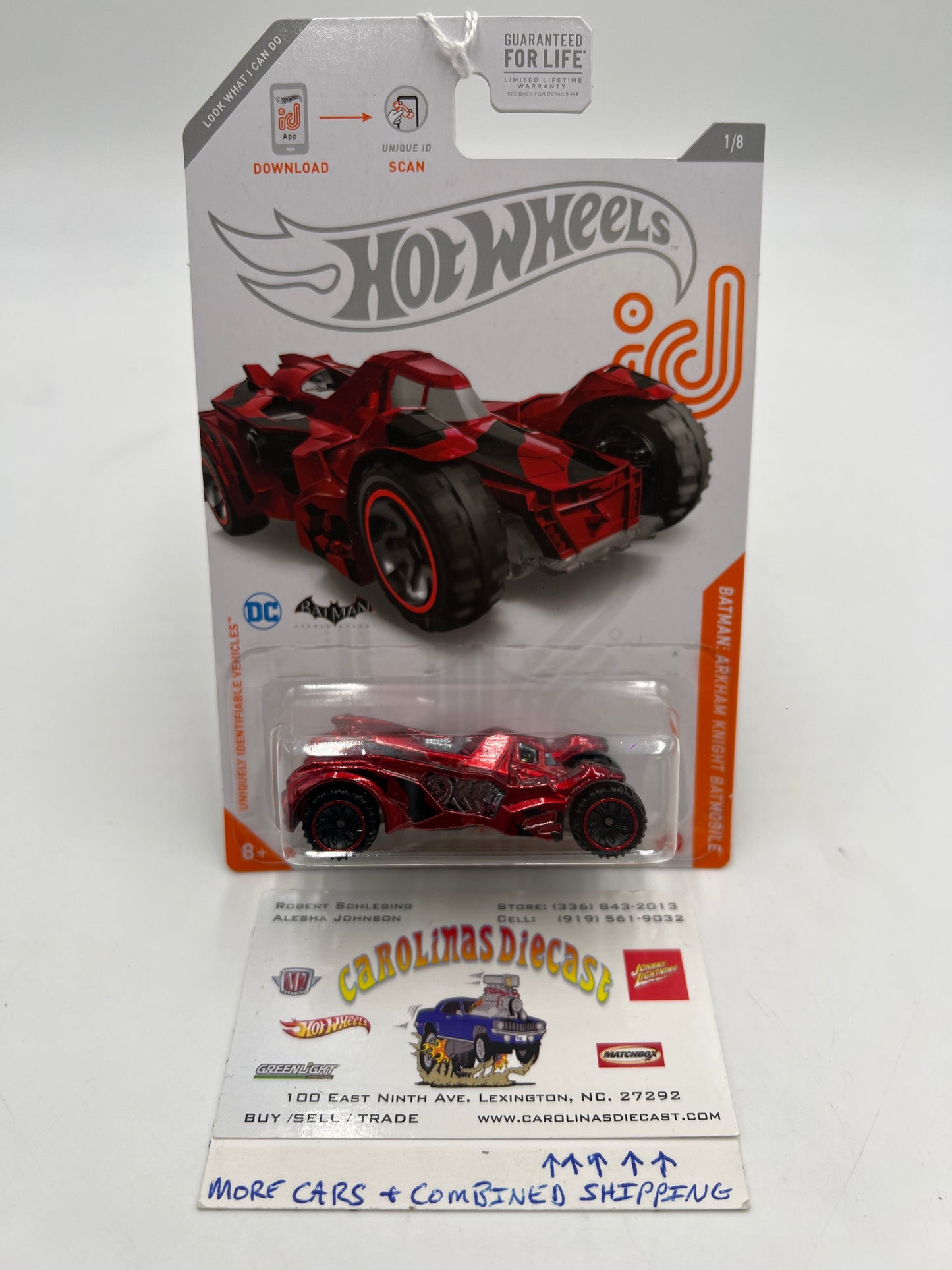 2020 Hot Wheels iD Chase 1/8 Batman: Arkham Knight Batmobile 160E