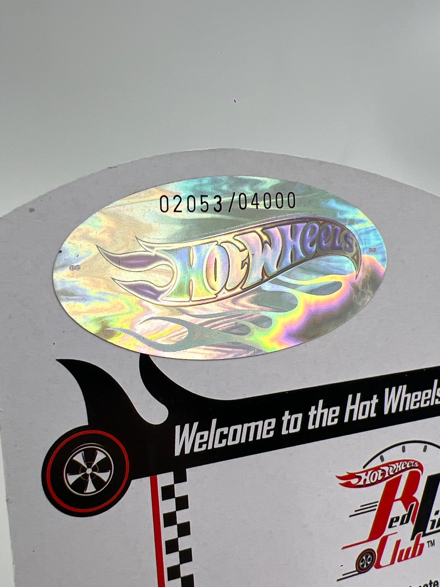 2014 Hot Wheels RLC Club Exclusive 2053/4000 Drag Dairy Blue W/Button & Protector