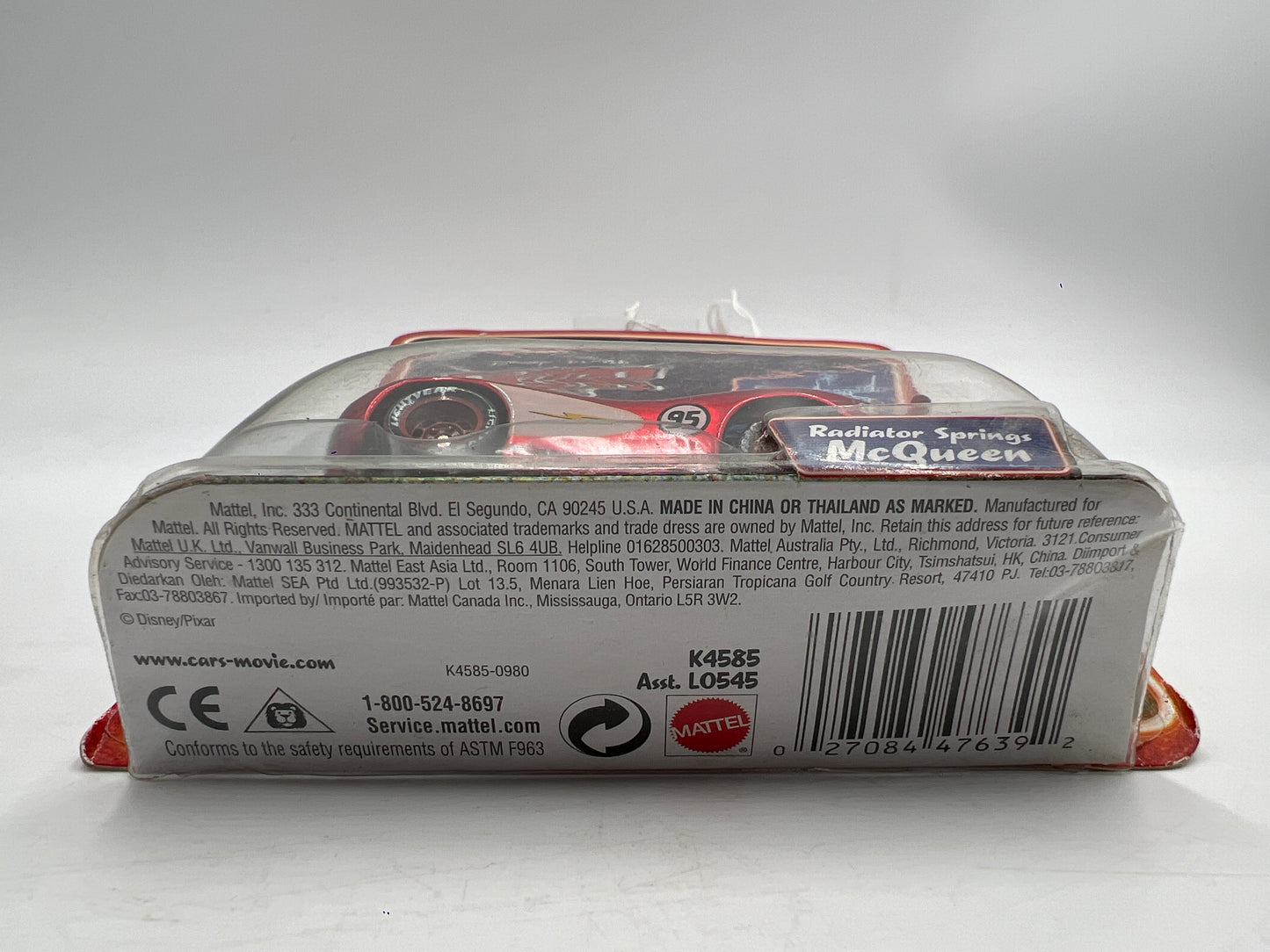 Disney Pixar Cars Supercharged Radiator Springs McQueen 138D