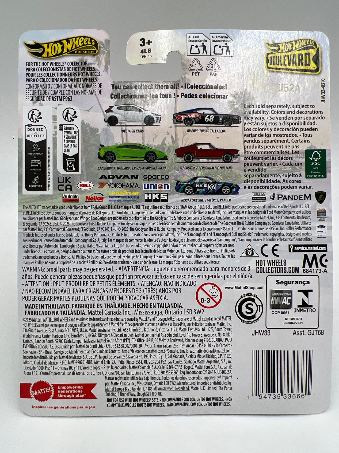 Hot Wheels Premium Boulevard #148 Lamborghini Gallardo LP 570-4 SuperLeggera Green 265A
