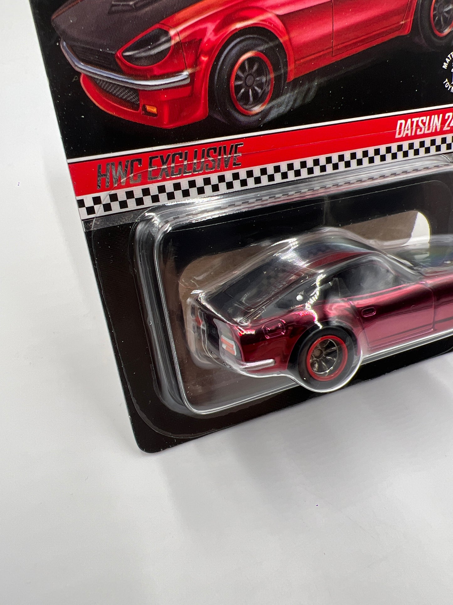 Hot Wheels RLC HWC Exclusive #2452/6500 Datsun 240Z Red/Black W/Protector