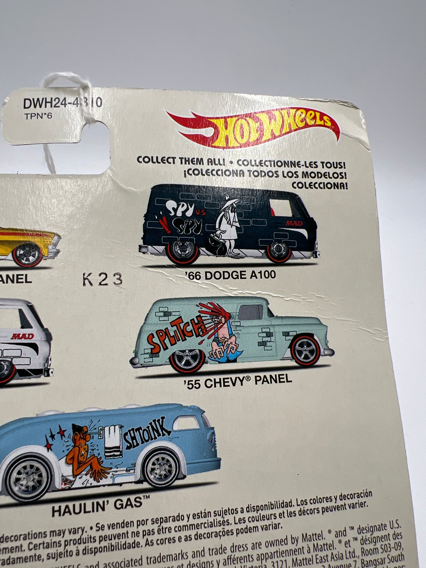 Hot Wheels Pop Culture 1/5 Mad 64 Chevy Nova Panel *Veins* 262i