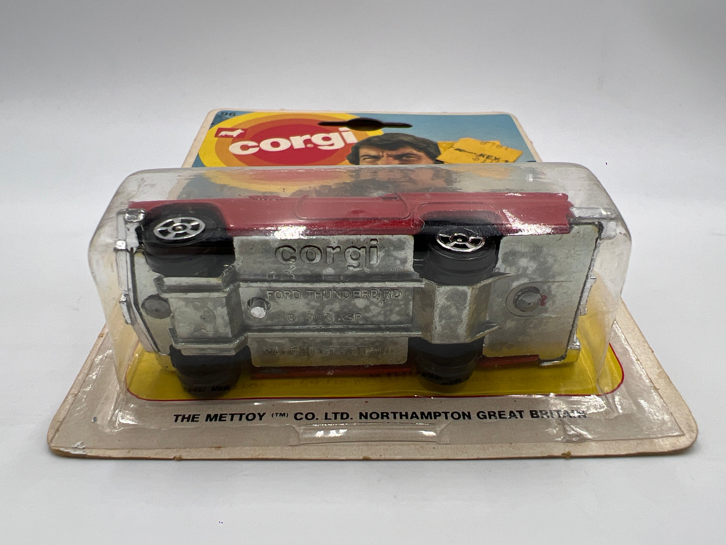 1980 Corgi #96 VEGA$ Ford Thunderbird Red W/Protector