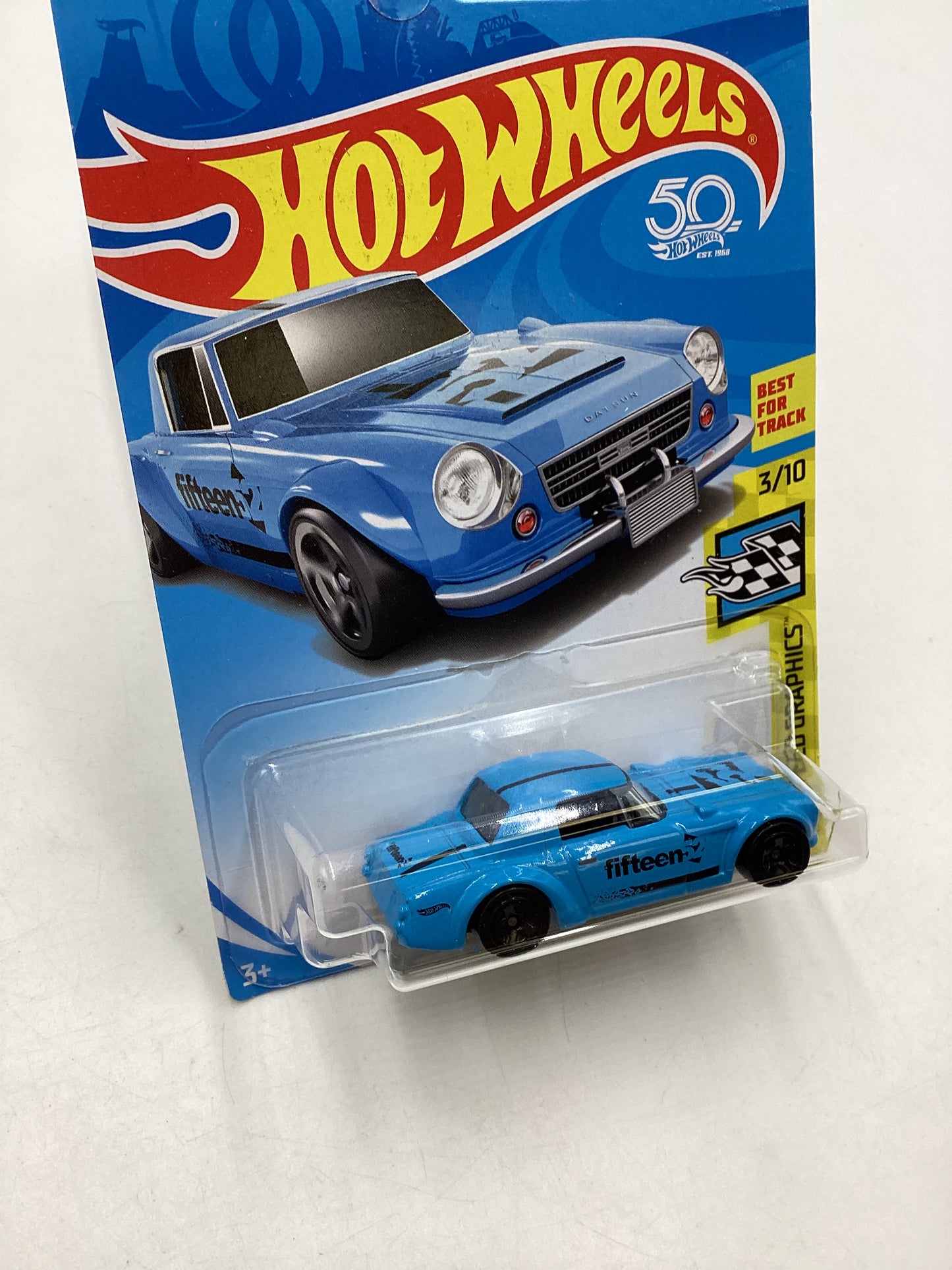 Hot Wheels 2018 Fairlady 2000 Light Blue #055 80A