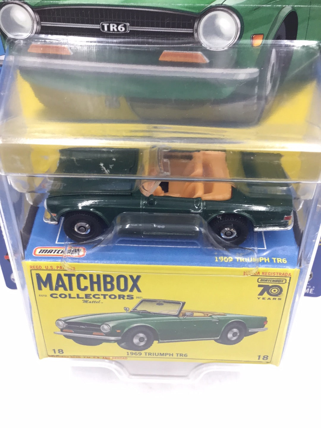 2023 matchbox Collectors #18 1969 Triumph TR6 18/22 170B