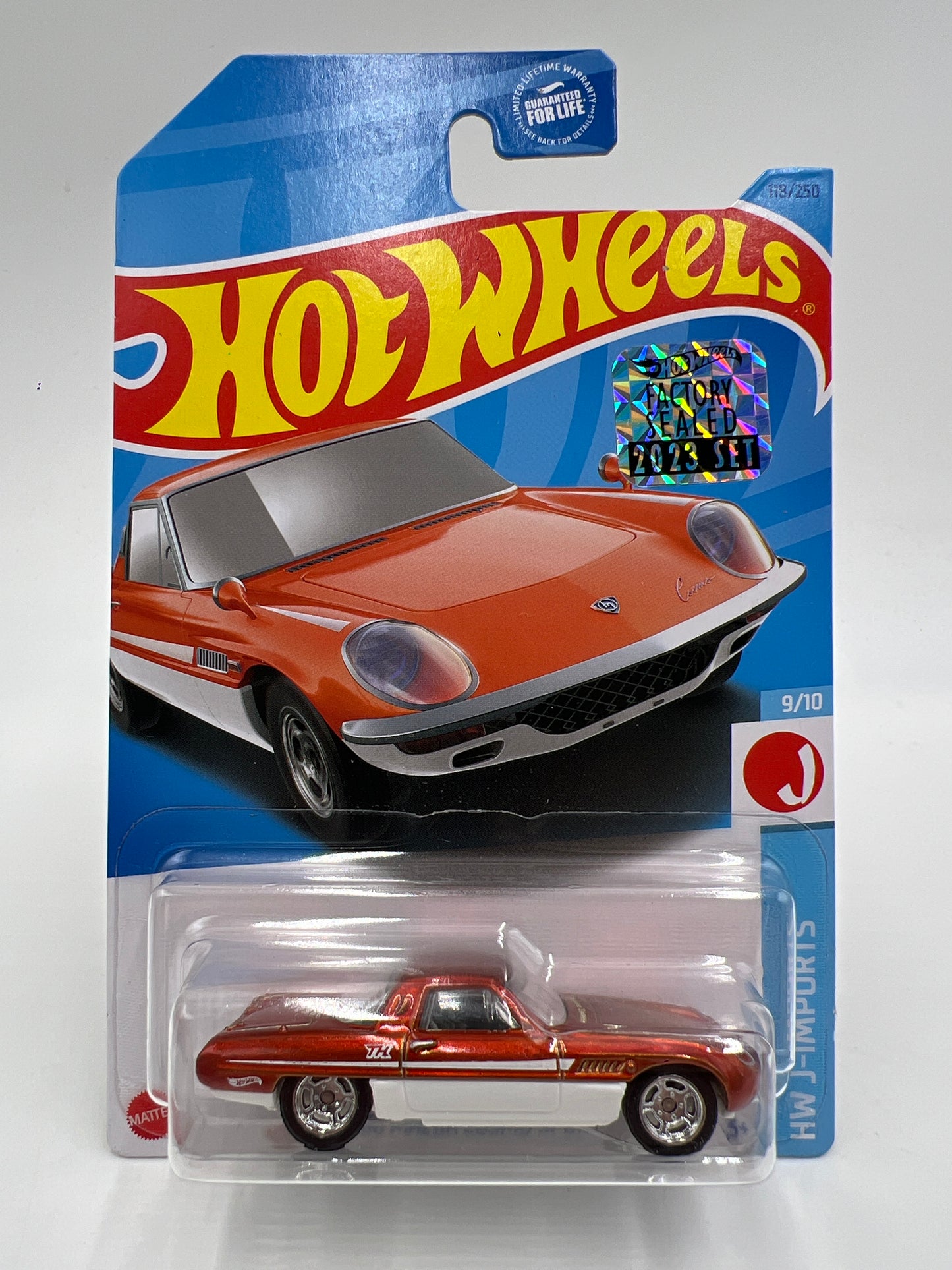 2023 Hot Wheels Factory Sealed Super Treasure Hunt #118 1968 Mazda Cosmo Sport Orange W/Protector