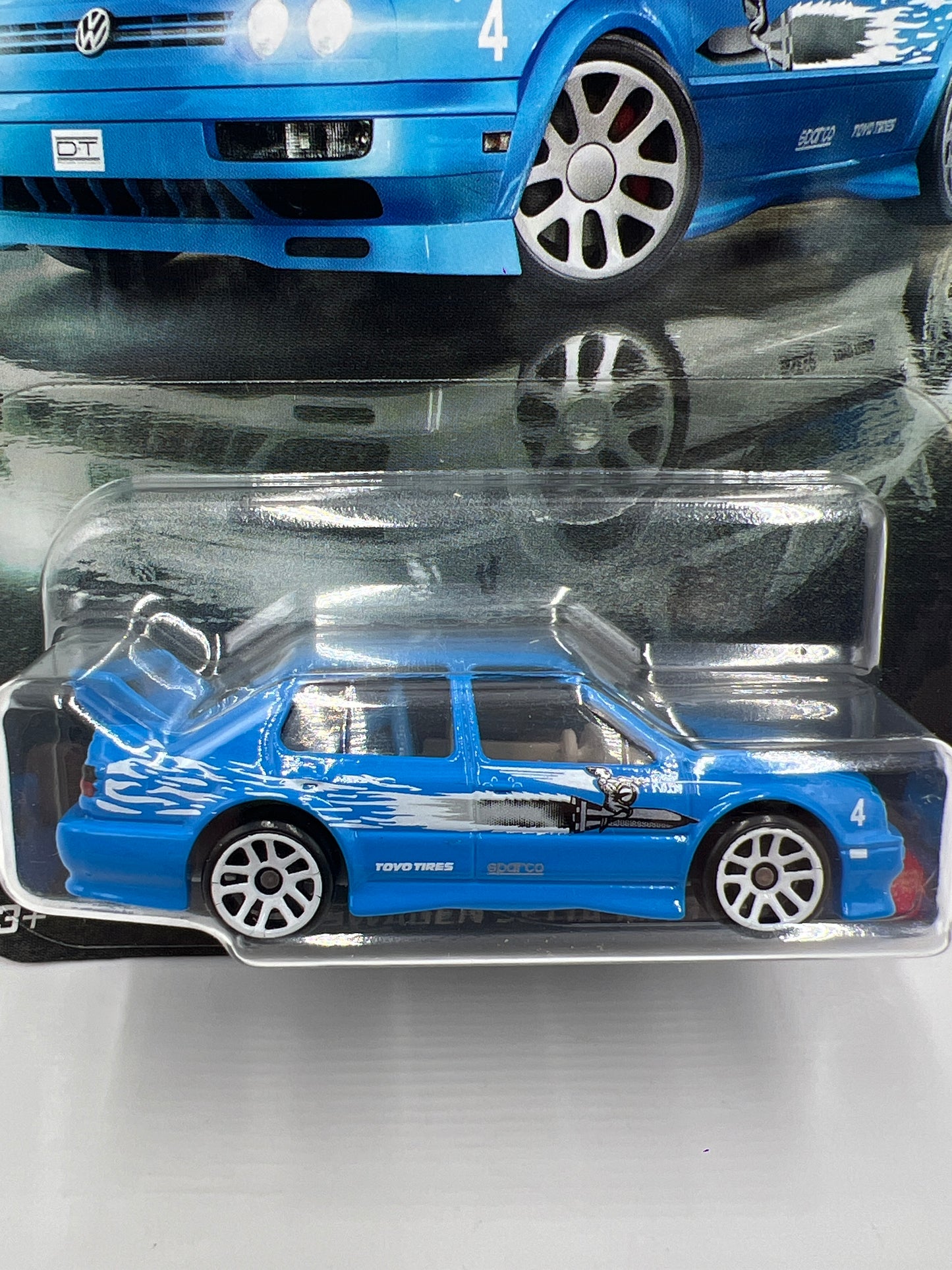 Hot Wheels Silver Series Fast & Furious Graphic Remix #3 Volkswagen Jetta MK3 Blue 73B
