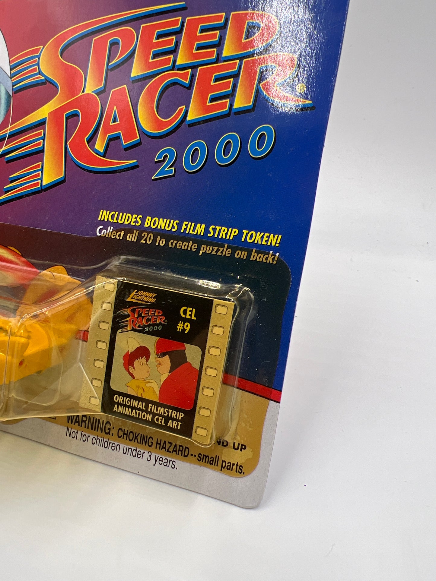 Johnny Lightning White Lightning Chase Speed Racer 2000 CEL #9 Racer X Shooting Star Yellow