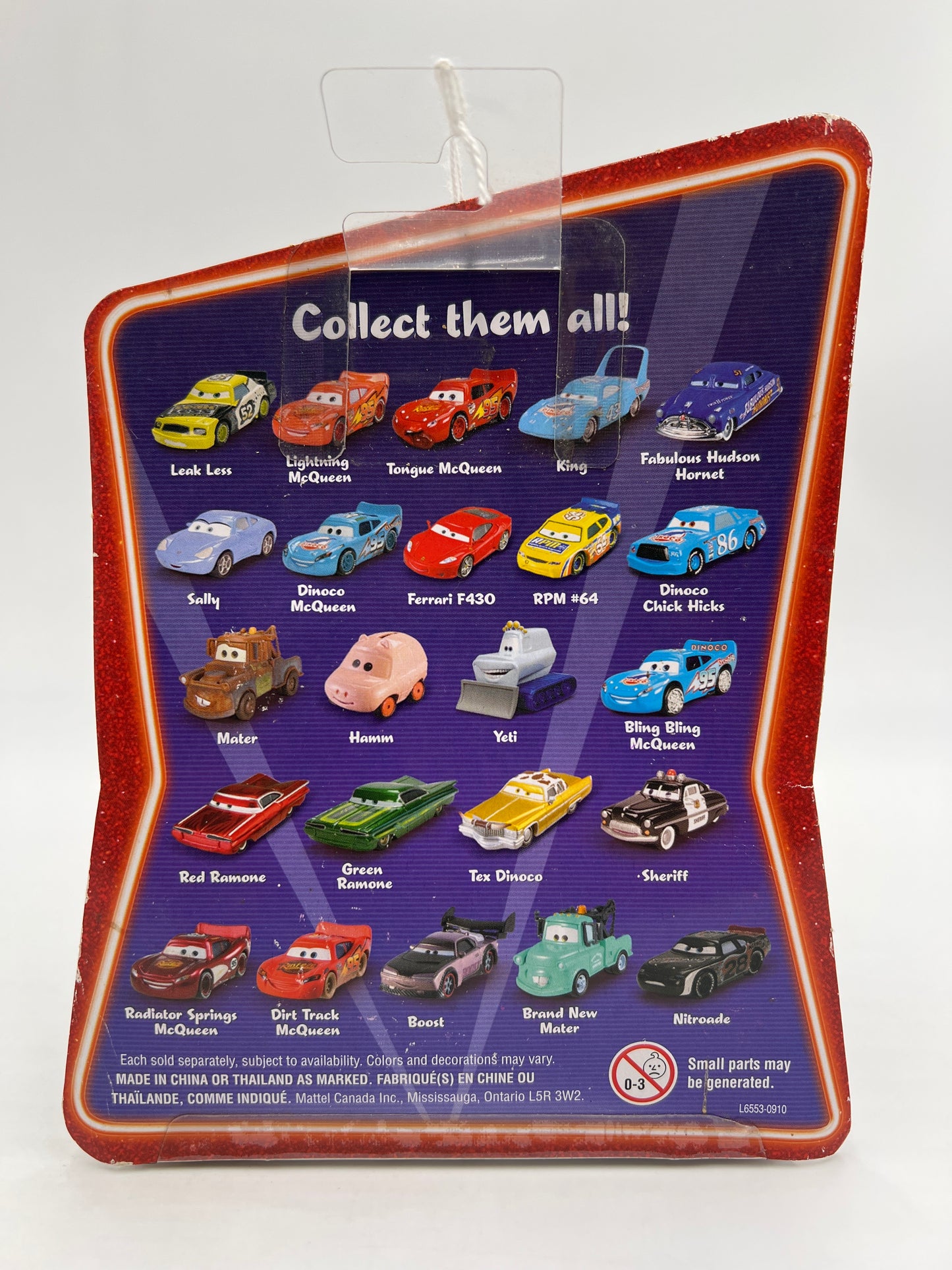 Disney Pixar Cars Supercharged Tongue McQueen