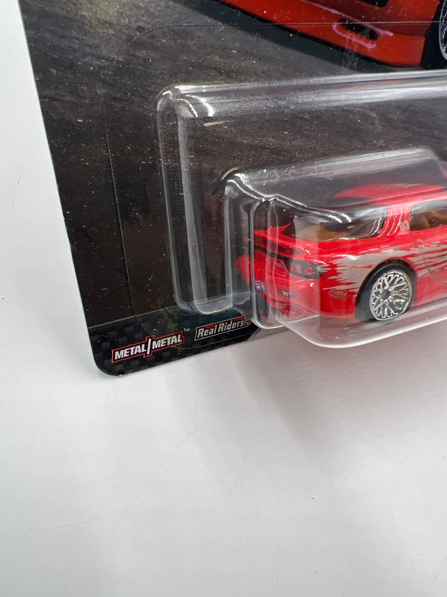 Hot Wheels Fast & Furious Full Force #1 95 Mazda RX-7 Red W/Protector
