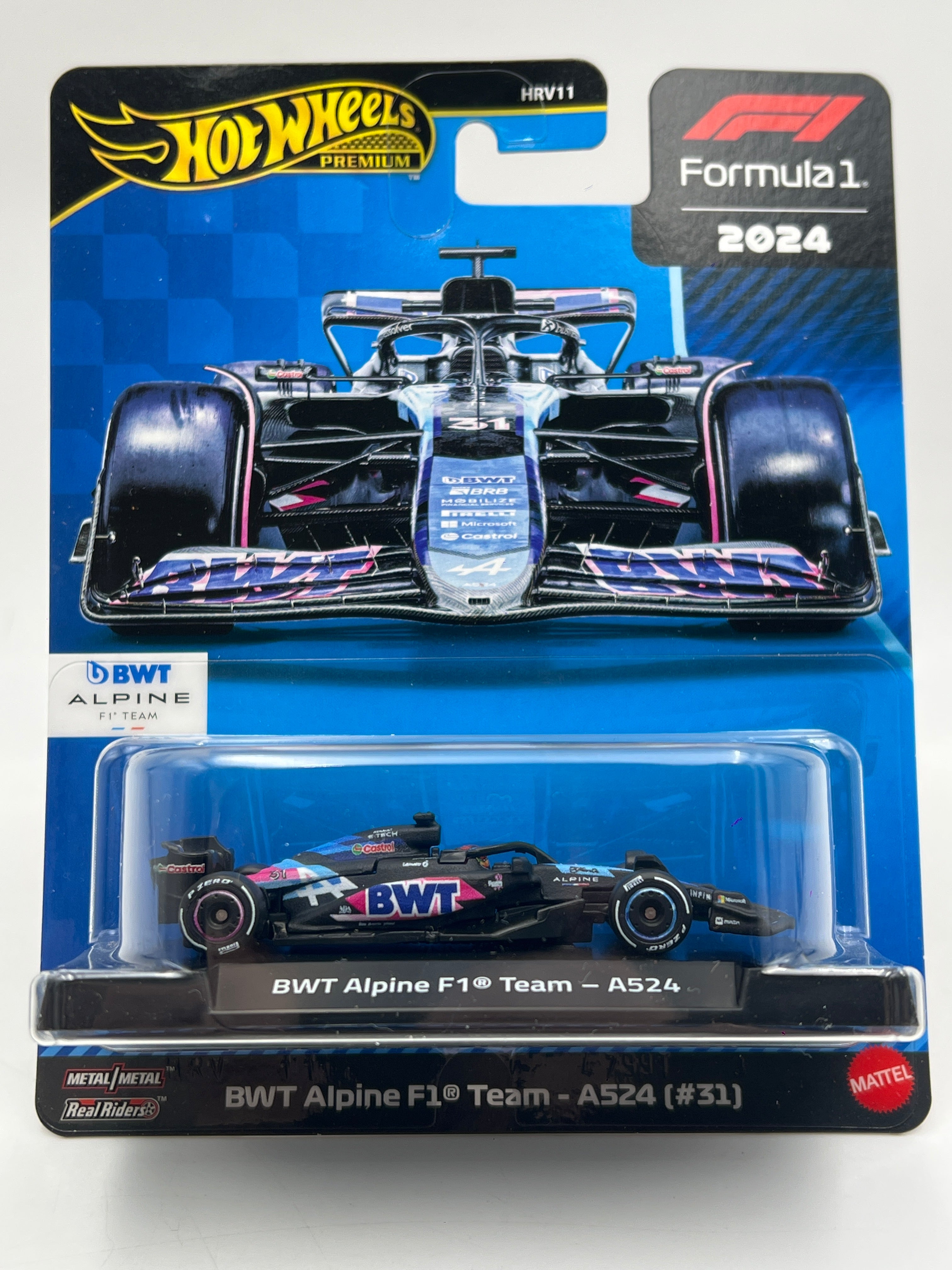 Hot Wheels Premium Formula 1 2024 BWT Alpine F1 Team A524 #31