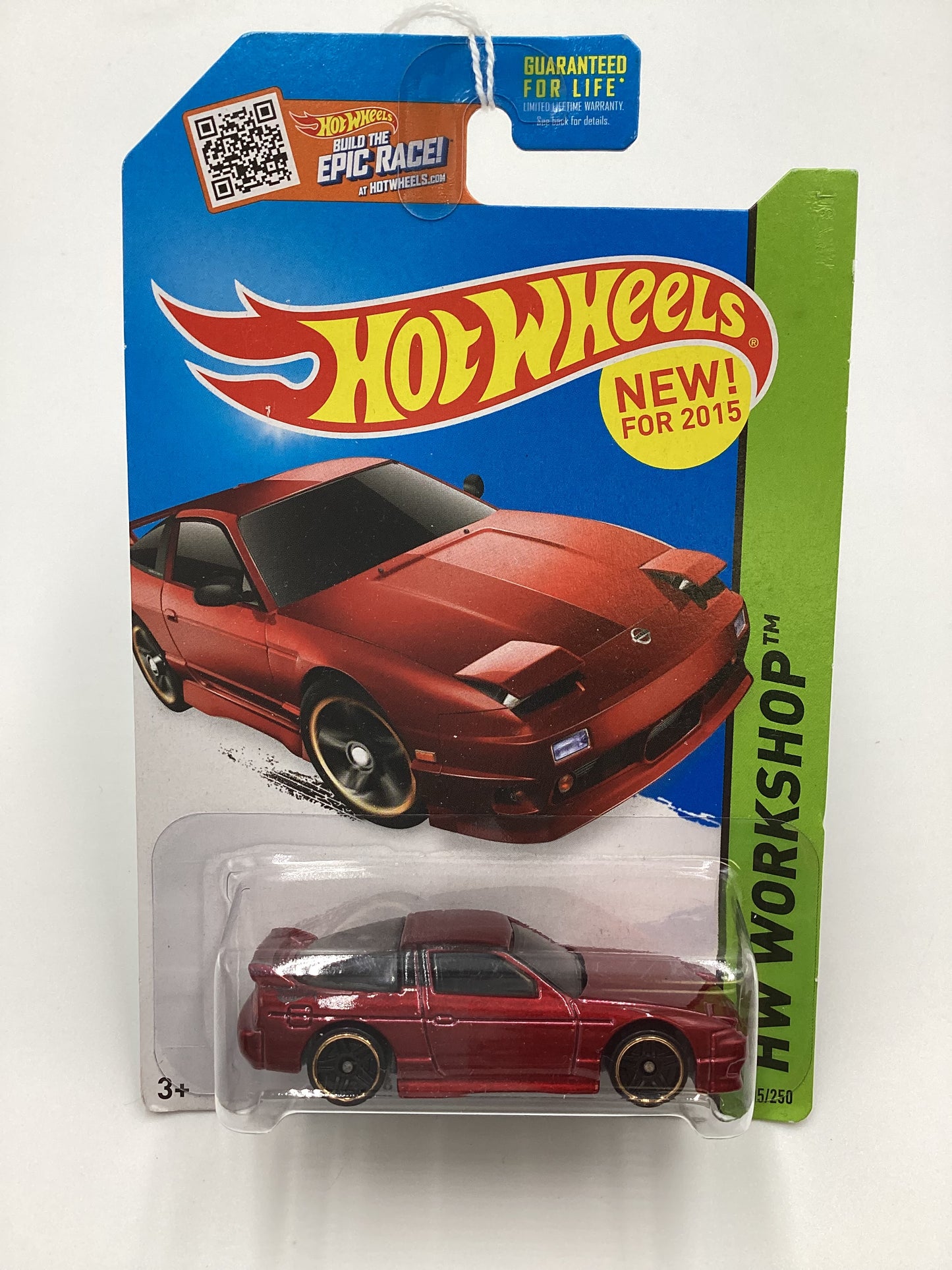 2015 Hot Wheels #205 96 Nissan 180SX Type X Red 80A