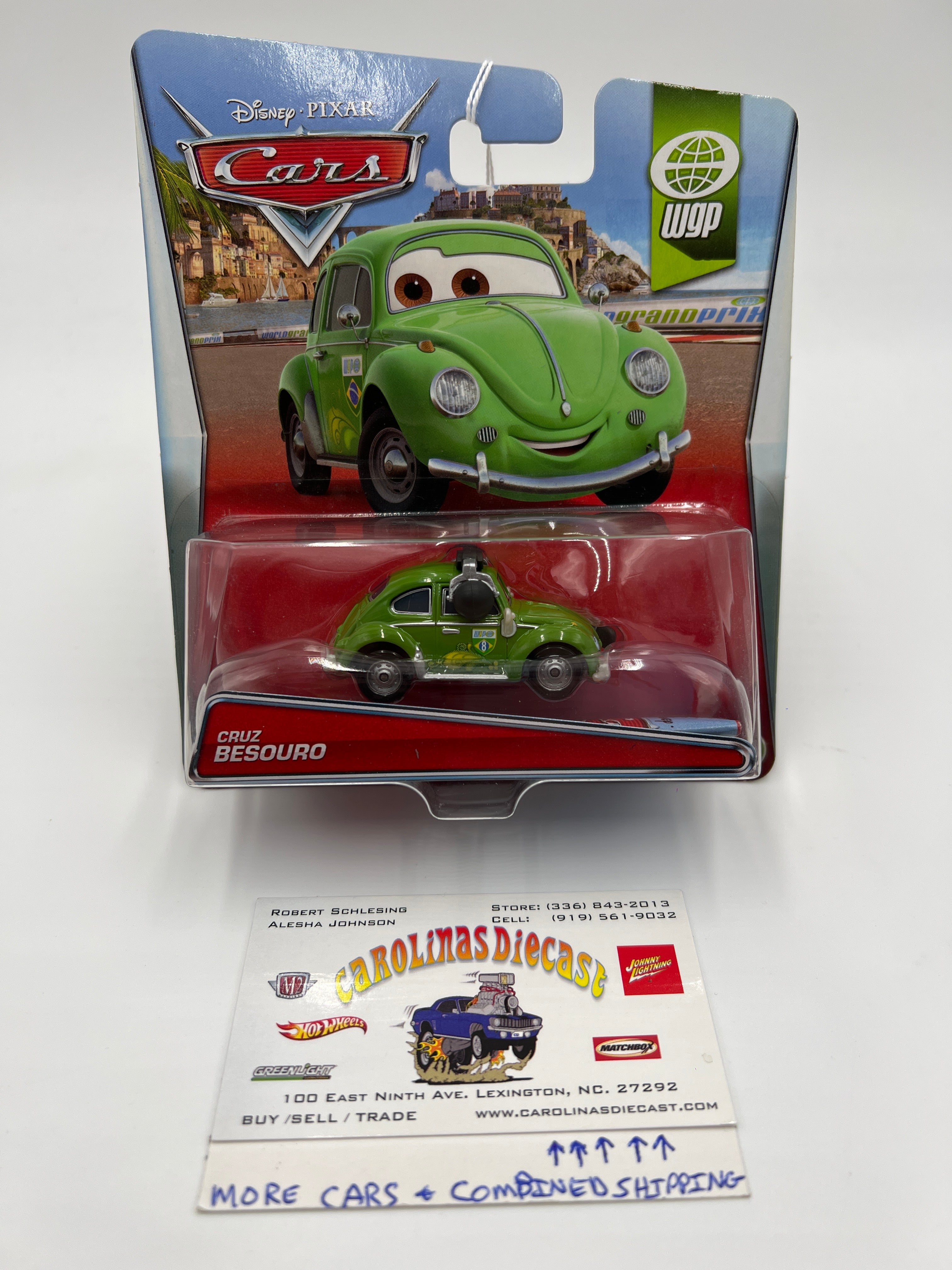 Disney Pixar Cars WGP #12 Cruz Besouro Green 139B – carolinasdiecast