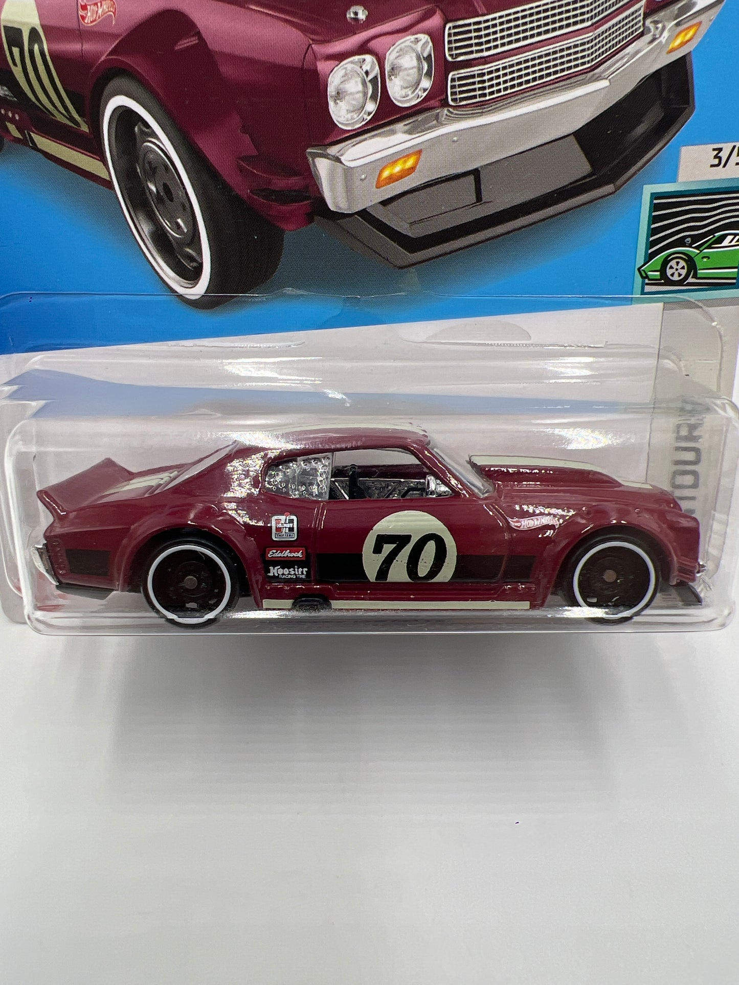 2022 Hot Wheels Contoured #46 70 Chevy Chevelle Burgundy 7F