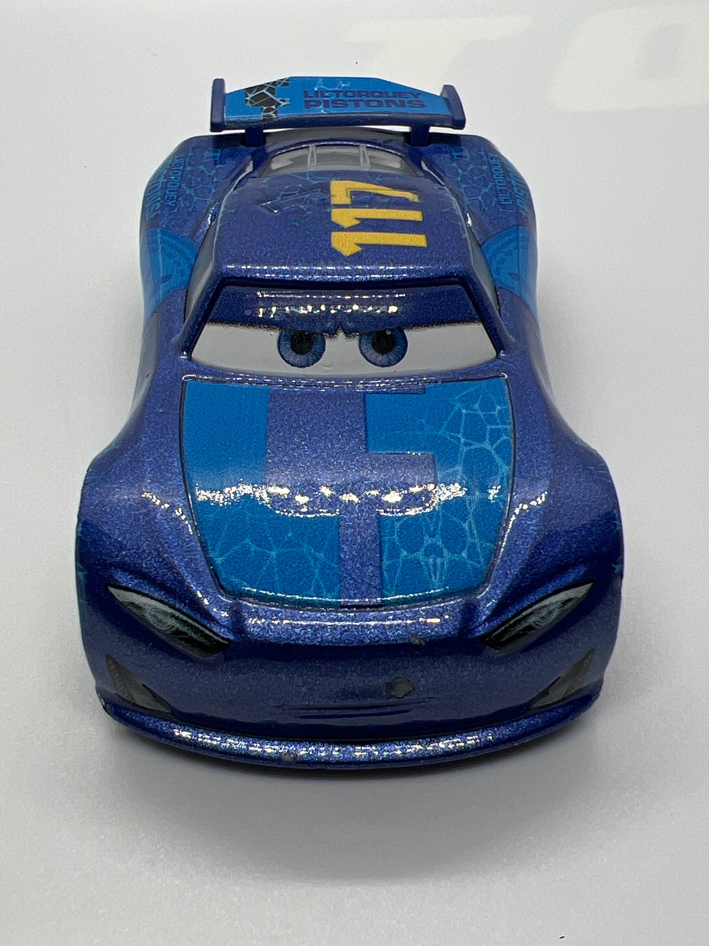 Disney Pixar Cars 3 #117 Spikey Fillups 2 Pack Exclusive Blue Loose Some Chips