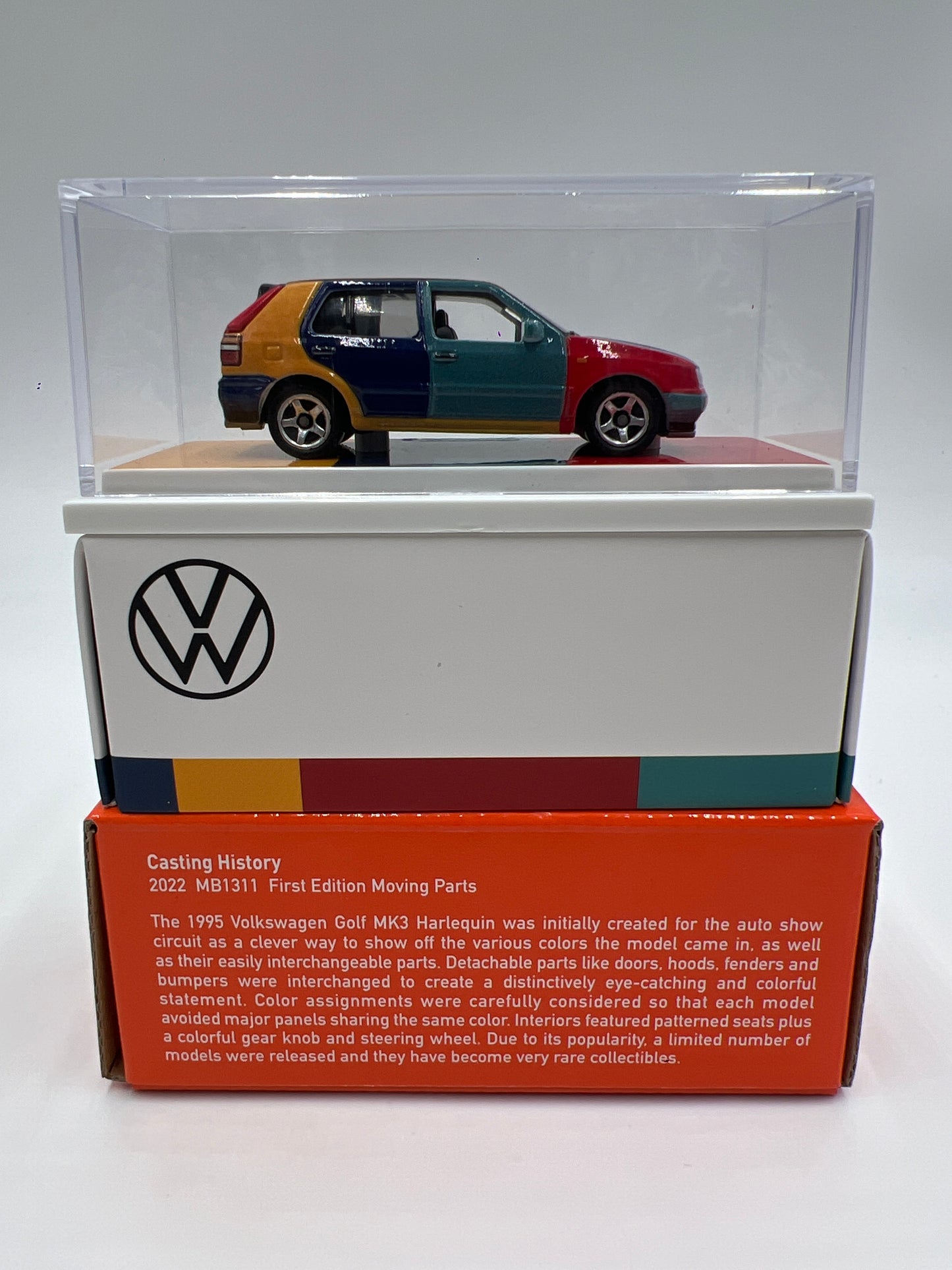 Matchbox RLC Mattel Creations 1995 Volkswagen Golf MK3 Harlequin