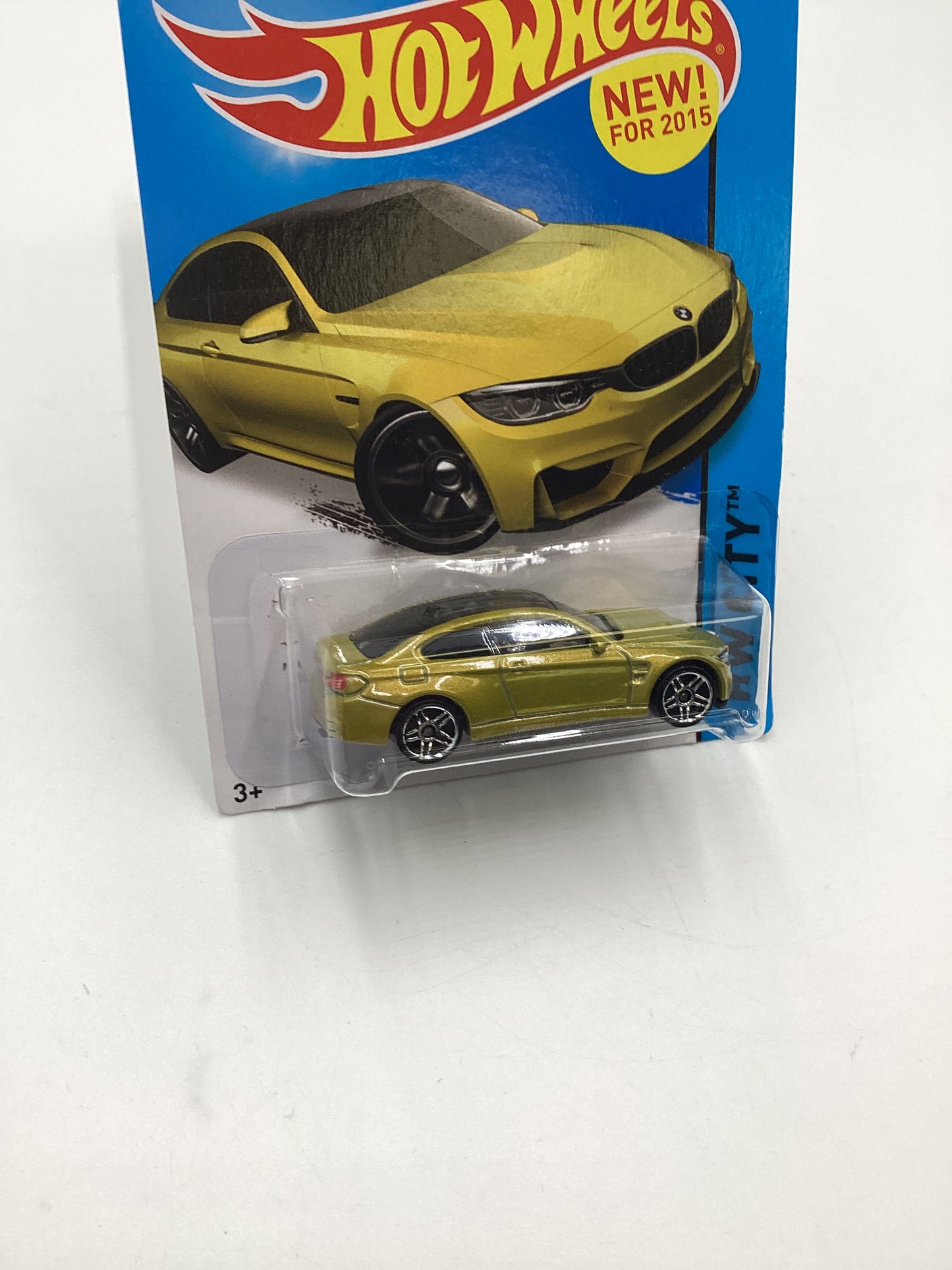 2015 Hot wheels #24 BMW M4 Gold