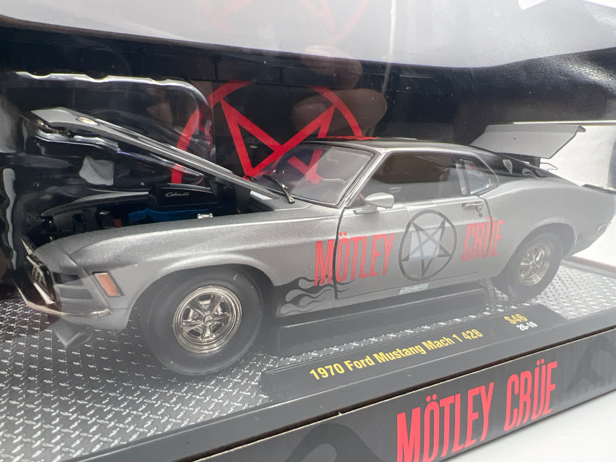 M2 Machines 1/24 Scale S46 Rock Legends Motley Crue 1970 Ford Mustang Mach 1 428