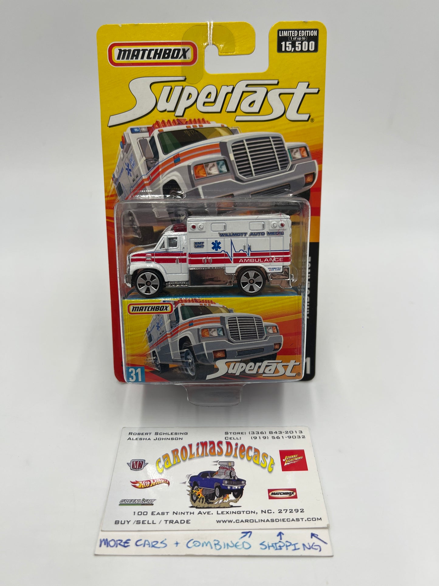 Matchbox Superfast #31 Ambulance White SR