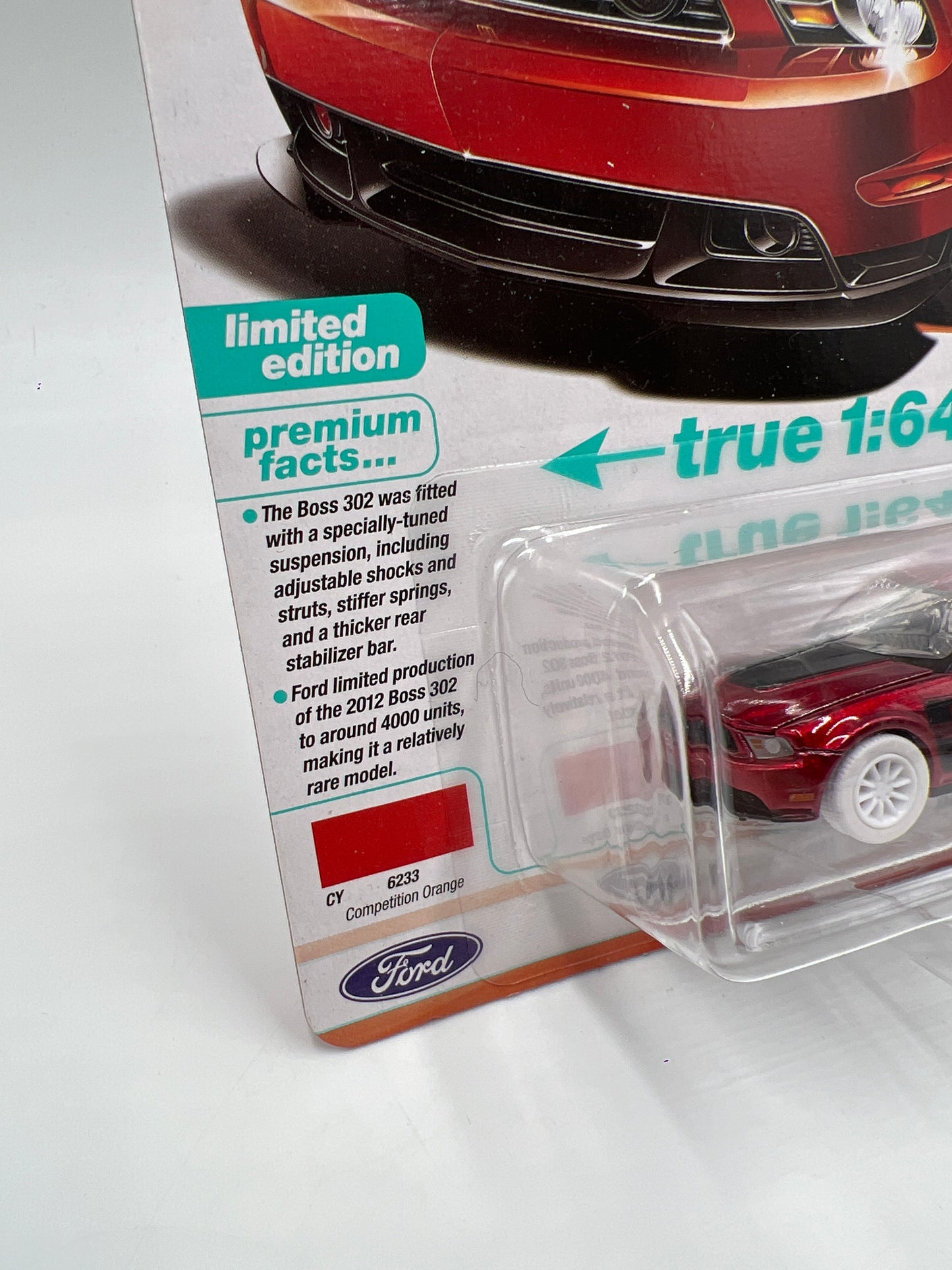 Auto World Modern Muscle Release 1 Version B Ultra Red CHASE 2012 Ford Mustang Boss 302 Red