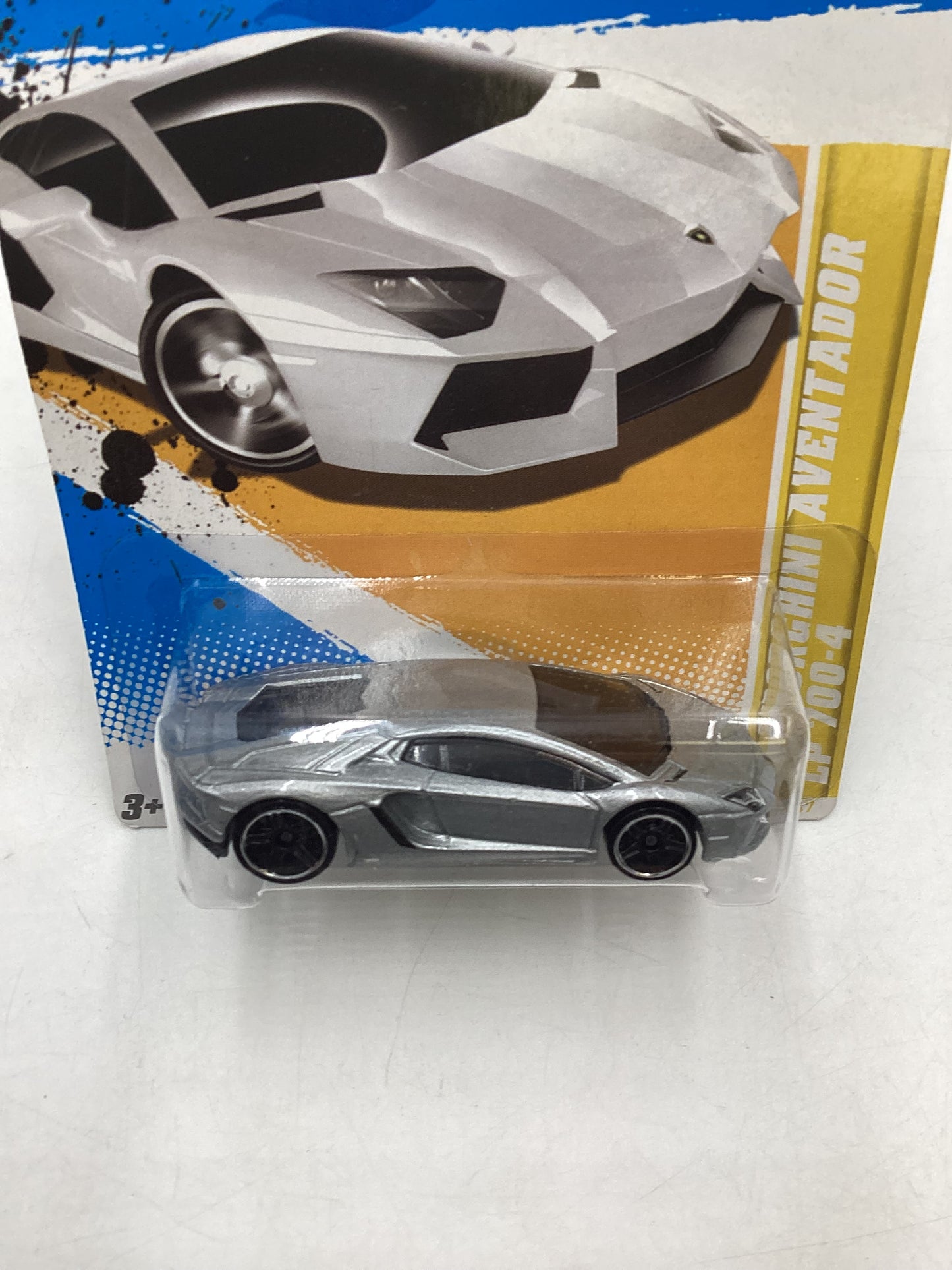 2012 Hot Wheels #012 Lamborghini Aventador LP 700-4 Silver