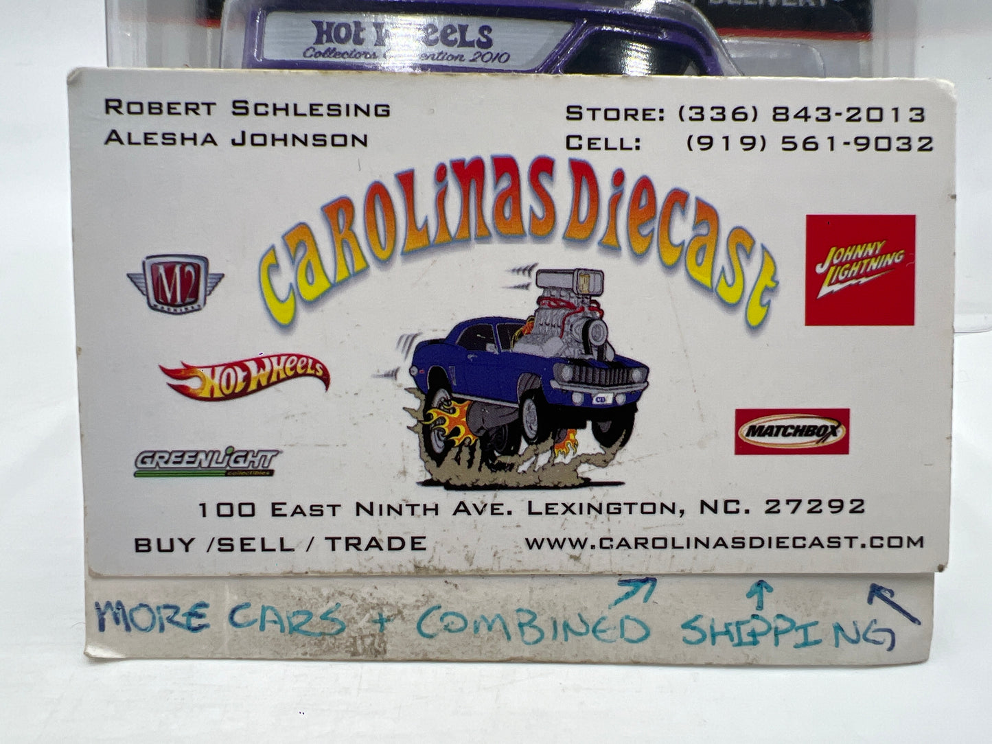 2010 Hot Wheels 24th Annual Collectors Convention LA #823/2400 Dairy Delivery W/Protector