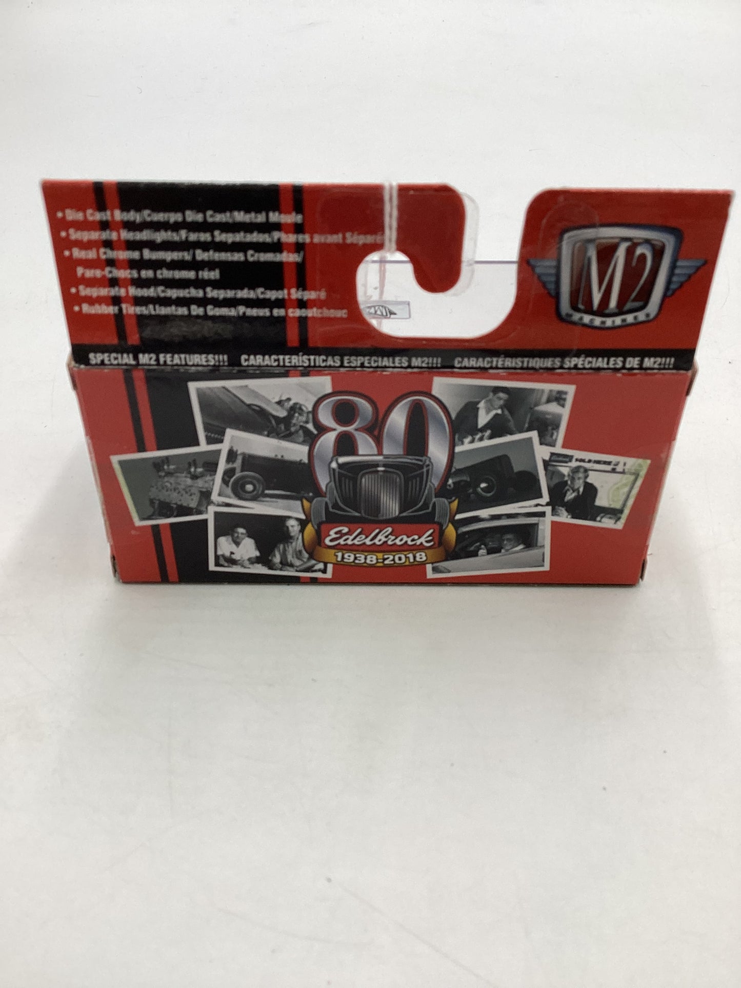 M2 Machines Walmart Exclusive Edelbrock 1957 Chevrolet Sedan Delivery Red WMTS12