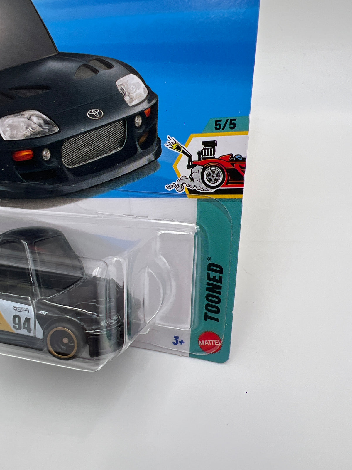 2026 Hot Wheels Super Treasure Hunt #222 94 Toyota Supra Black W/Protector
