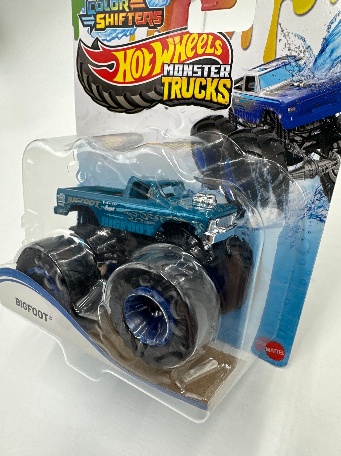 Hot wheels Monster Trucks Color Shifters Bigfoot 124D