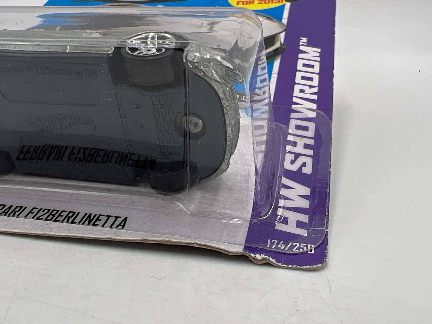 2013 Hot Wheels Walmart Exclusive Zamac 13 #174 Ferrari F12 Berlinetta W/Protector