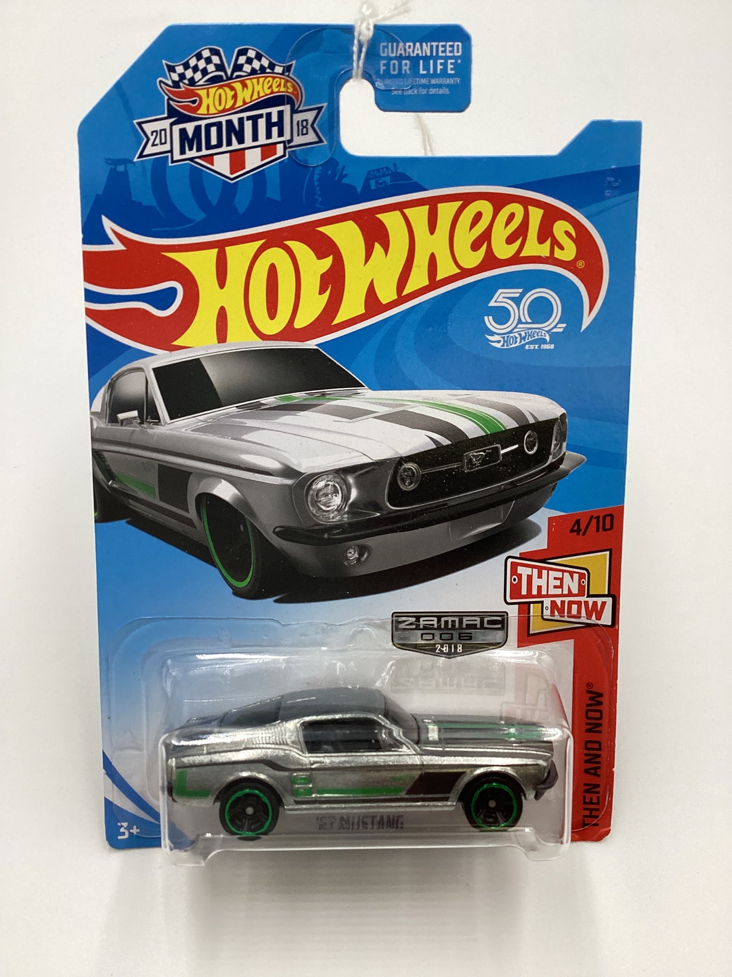 2018 Hot Wheels Zamac #006 67 Mustang 147E