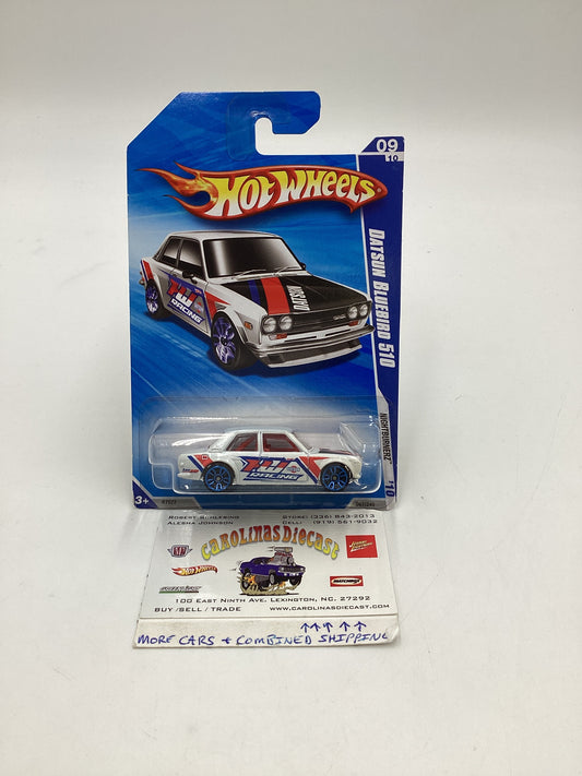 2010 Hot Wheels #97 Datsun Bluebird 510 Nightburnerz