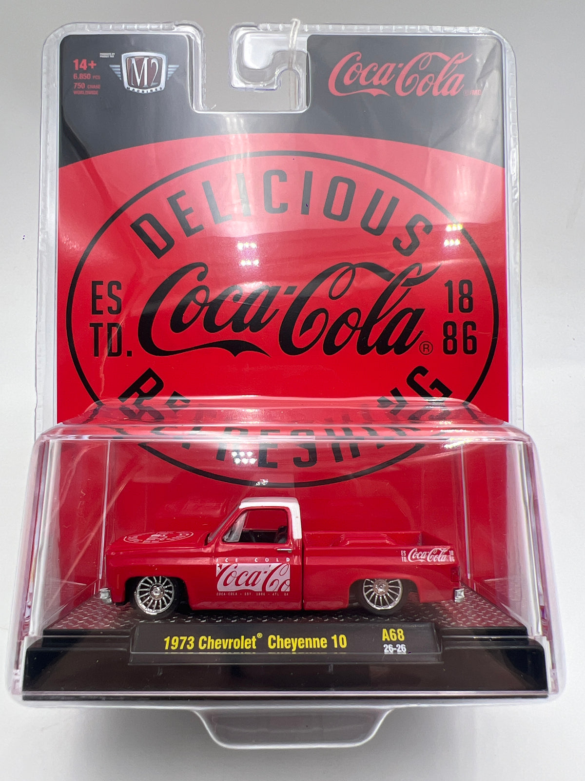 M2 Machines A68 Coca Cola 1973 Chevrolet Cheyenne 10 Red