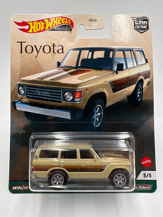 Hot Wheels Premium Toyota #5 Toyota Land Cruiser FJ60 Tan 255C