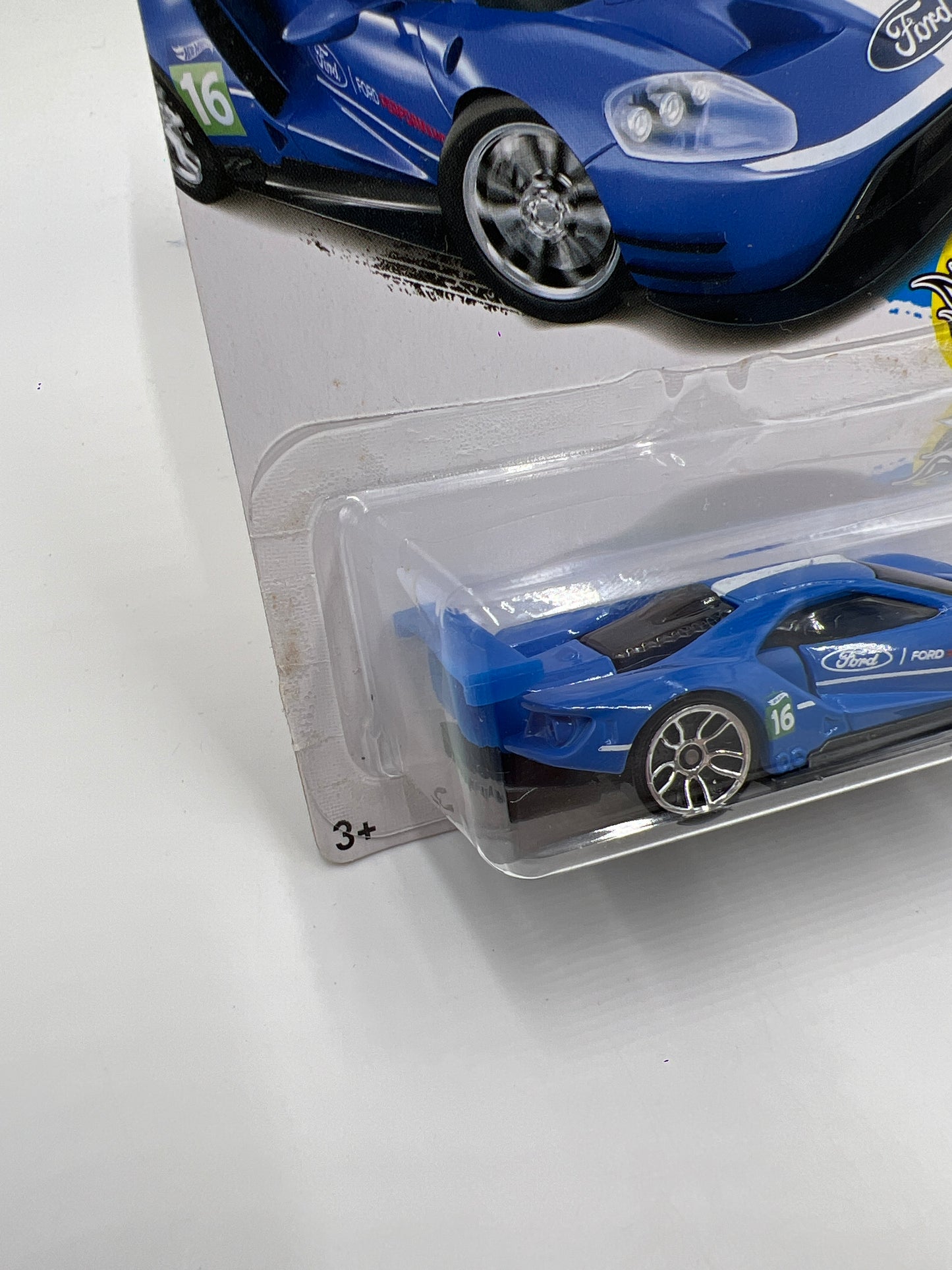 2017 Hot Wheels Speed Graphics #166 2016 Ford GT Race Blue 22E