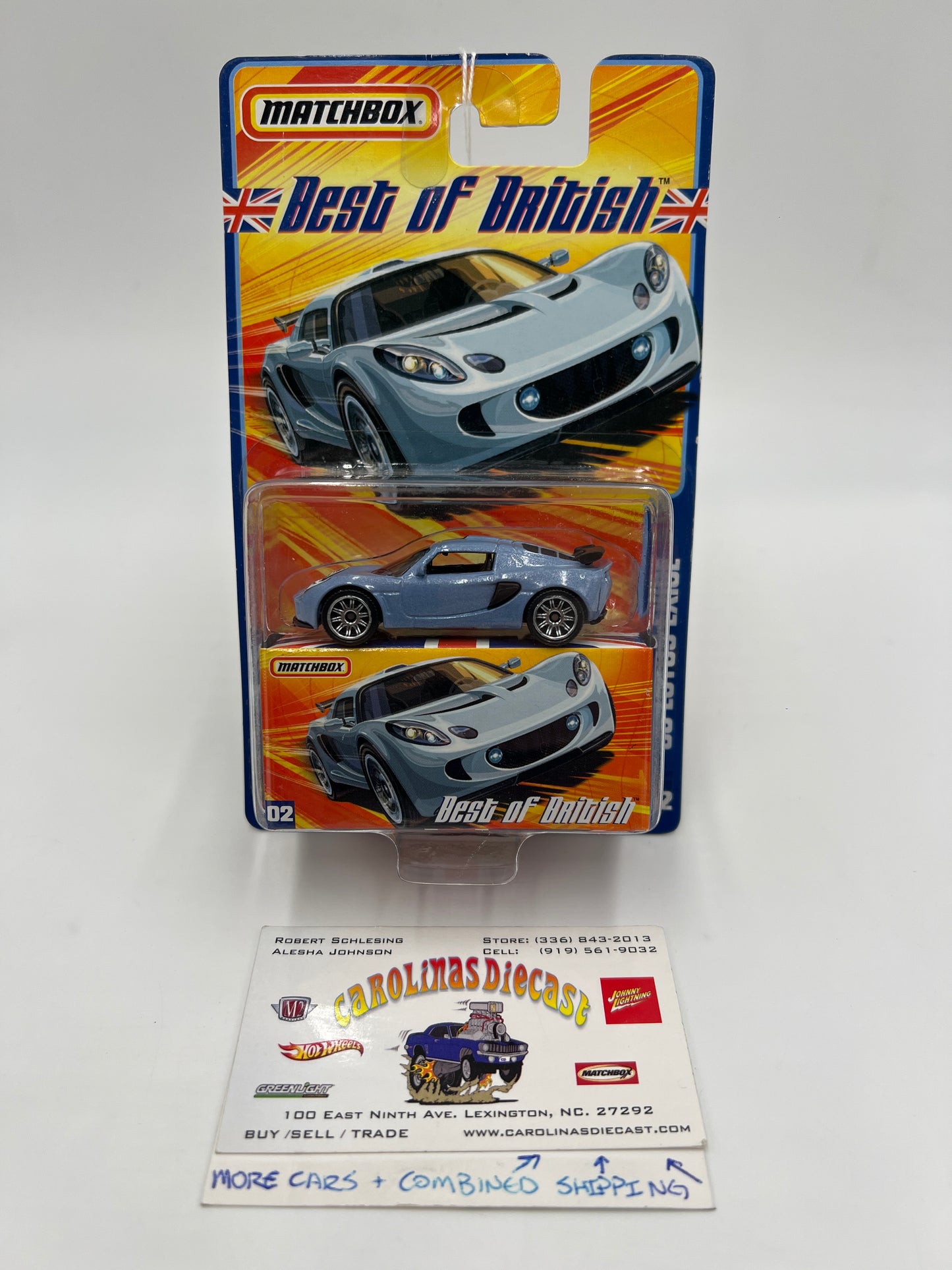 Matchbox Best Of British #2 06 Lotus Exige Light Blue 168G